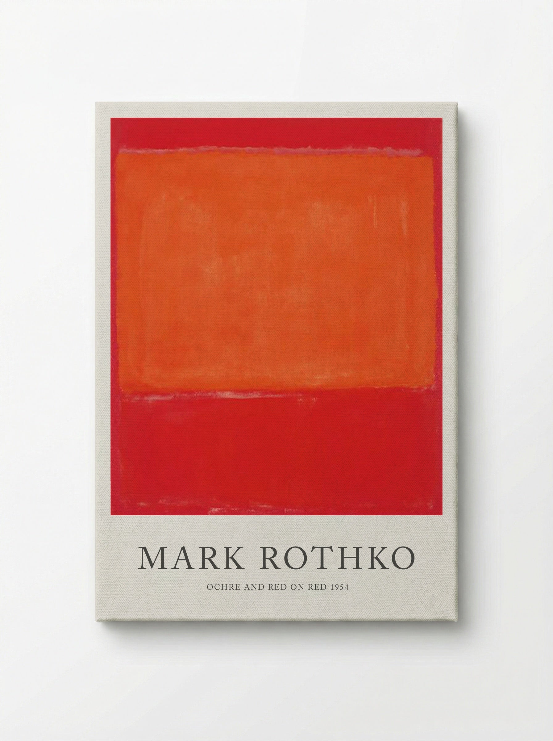 Ochre and Red on Red - Mark Rothko - Canvas