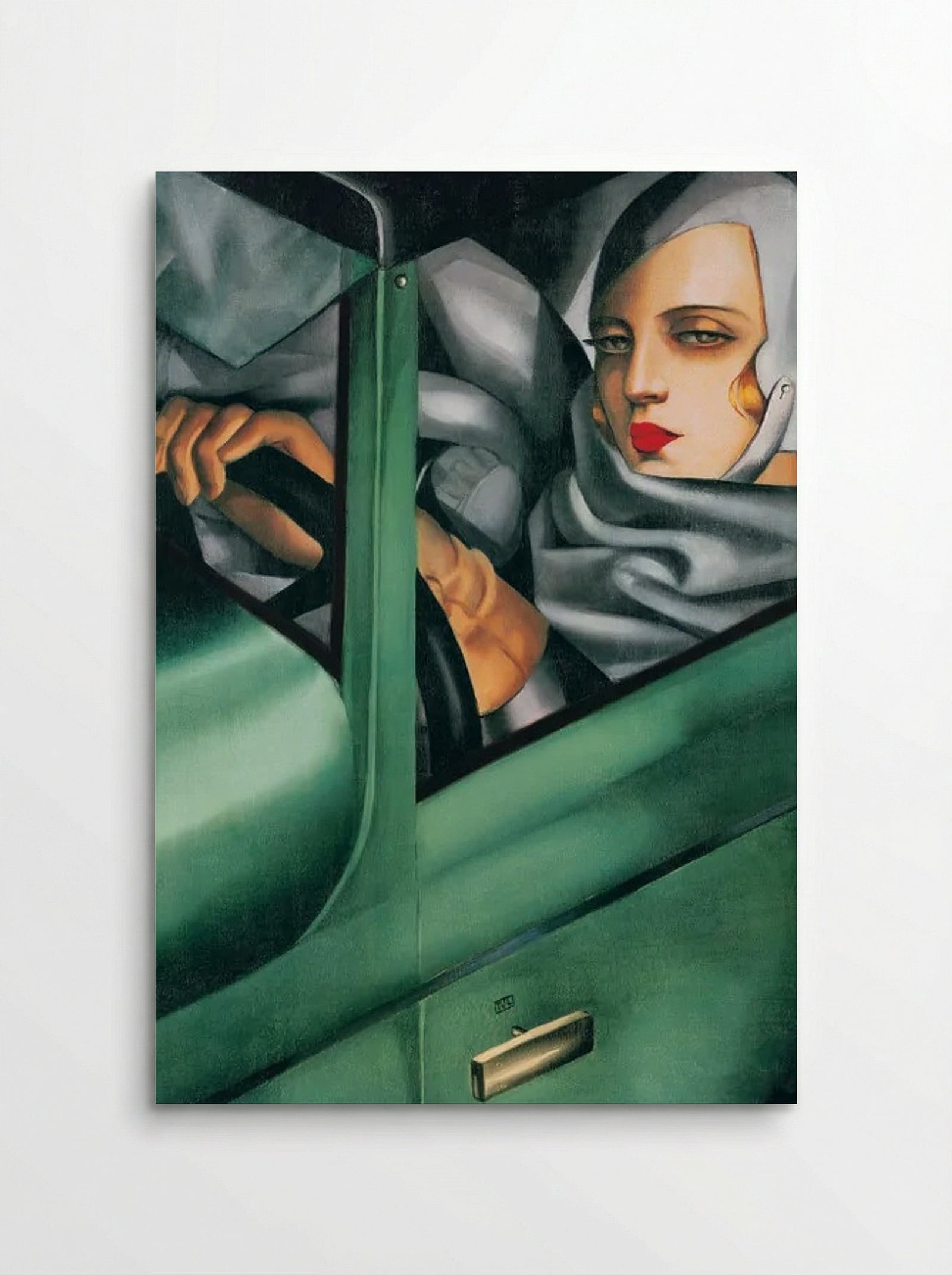 My Portrait (Self-Portrait in the Green Bugatti) - Tamara de Lempicka
