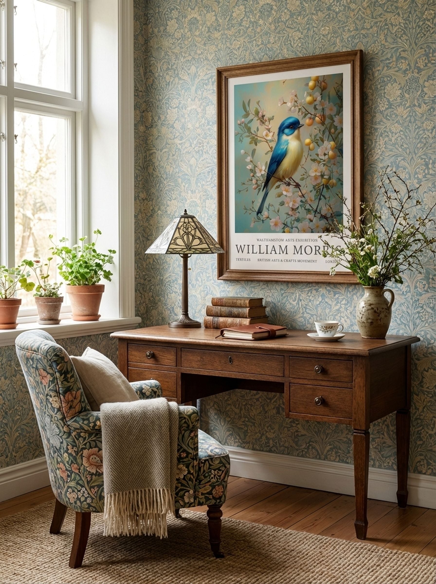 Blue Tit Beauty - William Morris - Lifestyle