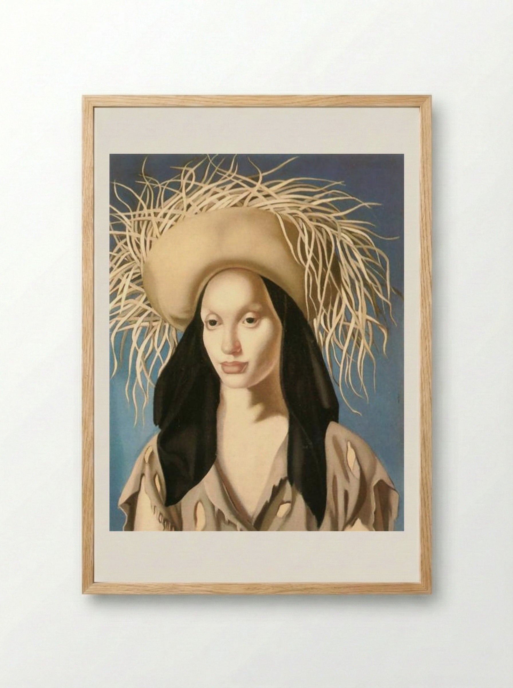 Mexican Girl - Tamara de Lempicka - Framed Print Wood