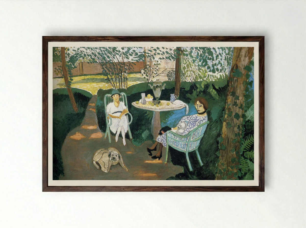 Tea - Henri Matisse - Framed Print Dark Wood