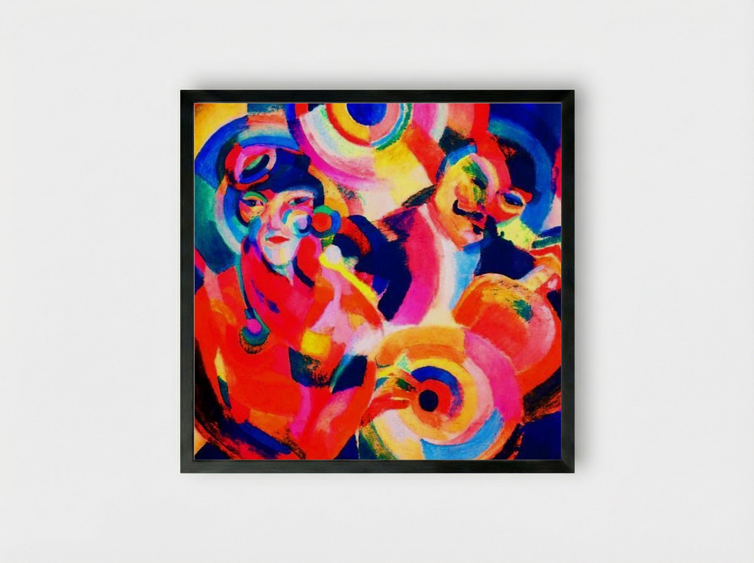 Flamenco Singer - Sonia Delaunay - Framed Print Black