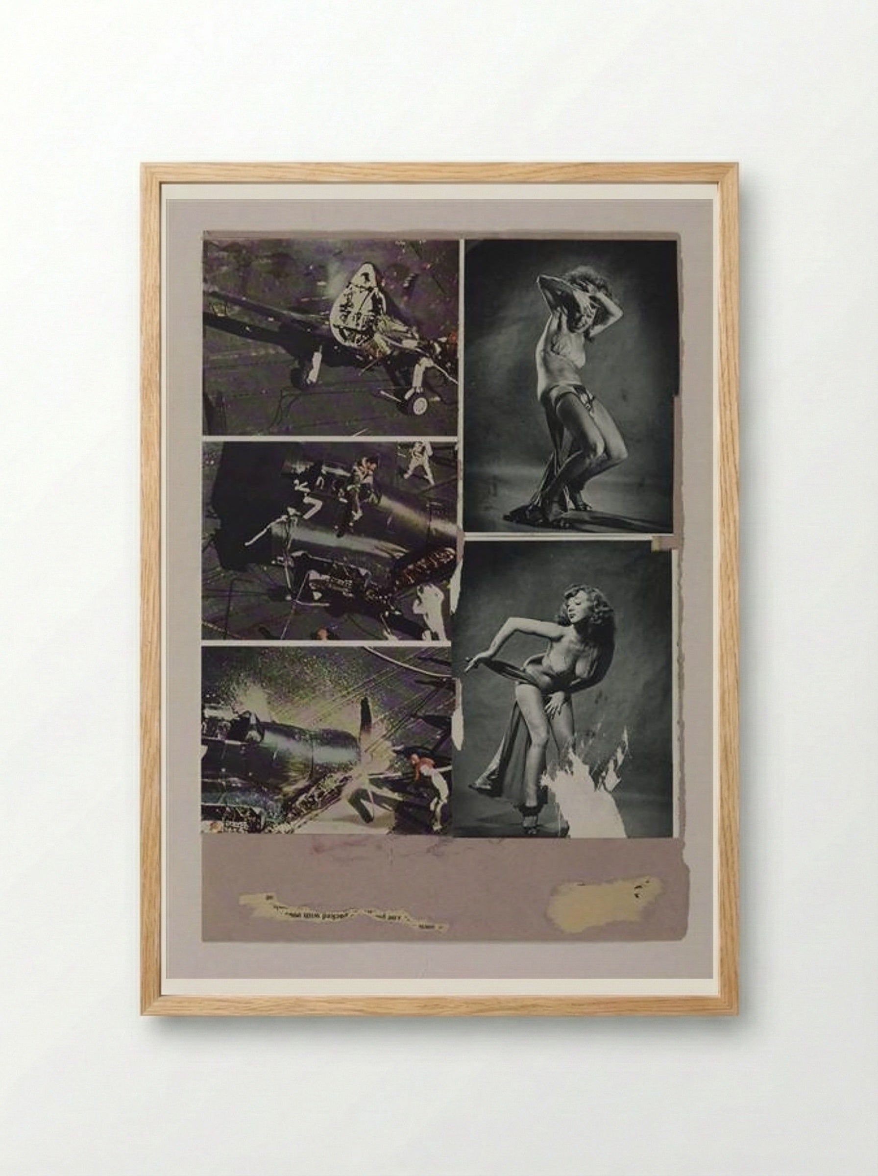 Yours Till the Boys Come Home - Eduardo Paolozzi - Framed Print Wood