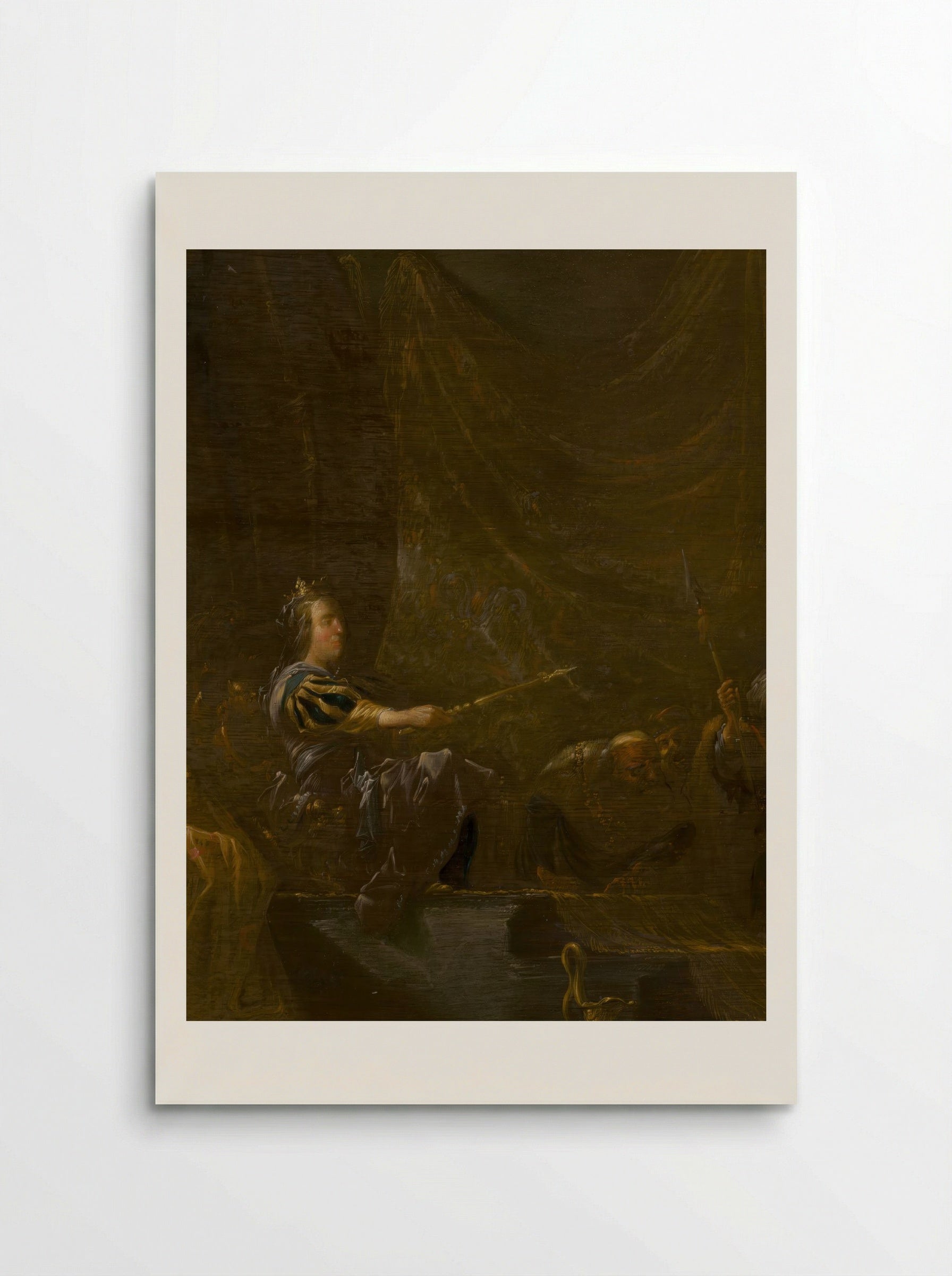 The Queen of Sheba Before Solomon - Erasmus Quellinus II - Poster