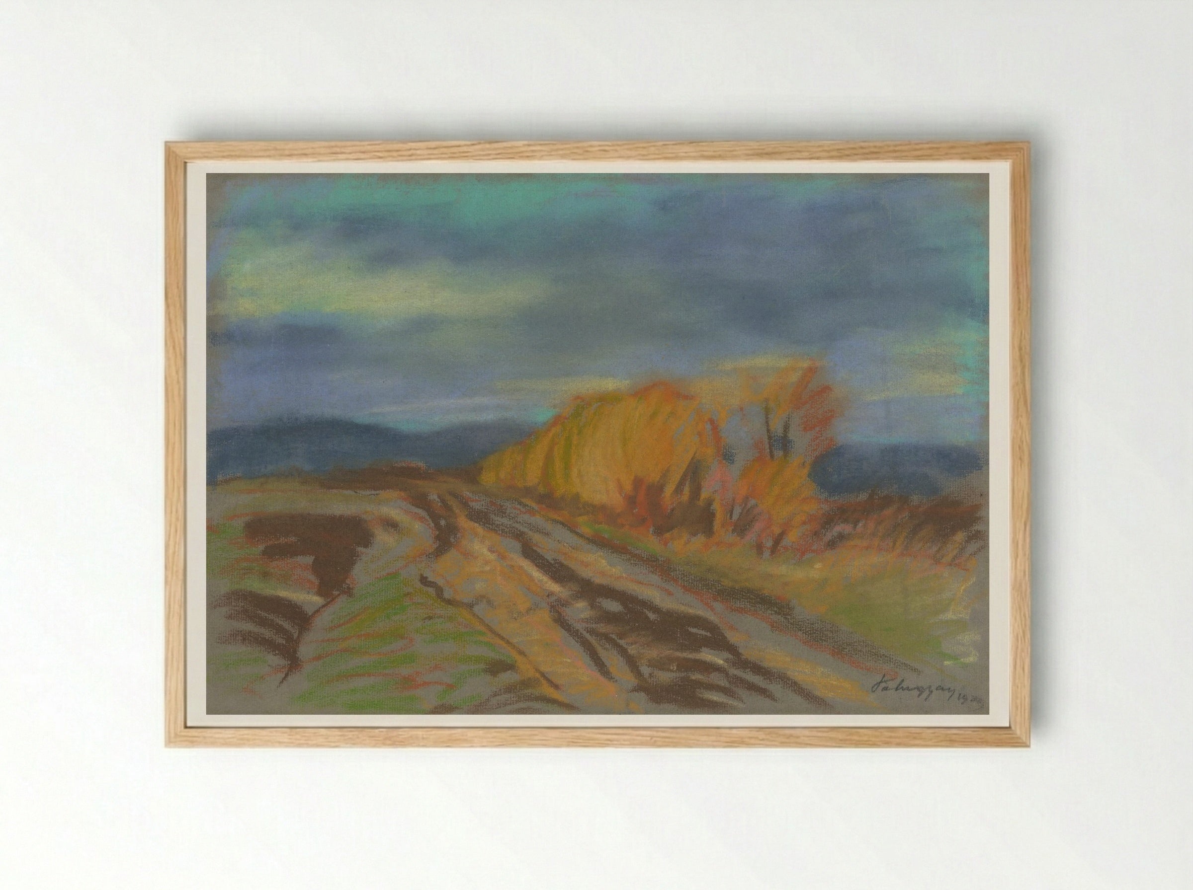 Autumn Motif - Zolo Palugyay - Framed Print Wood