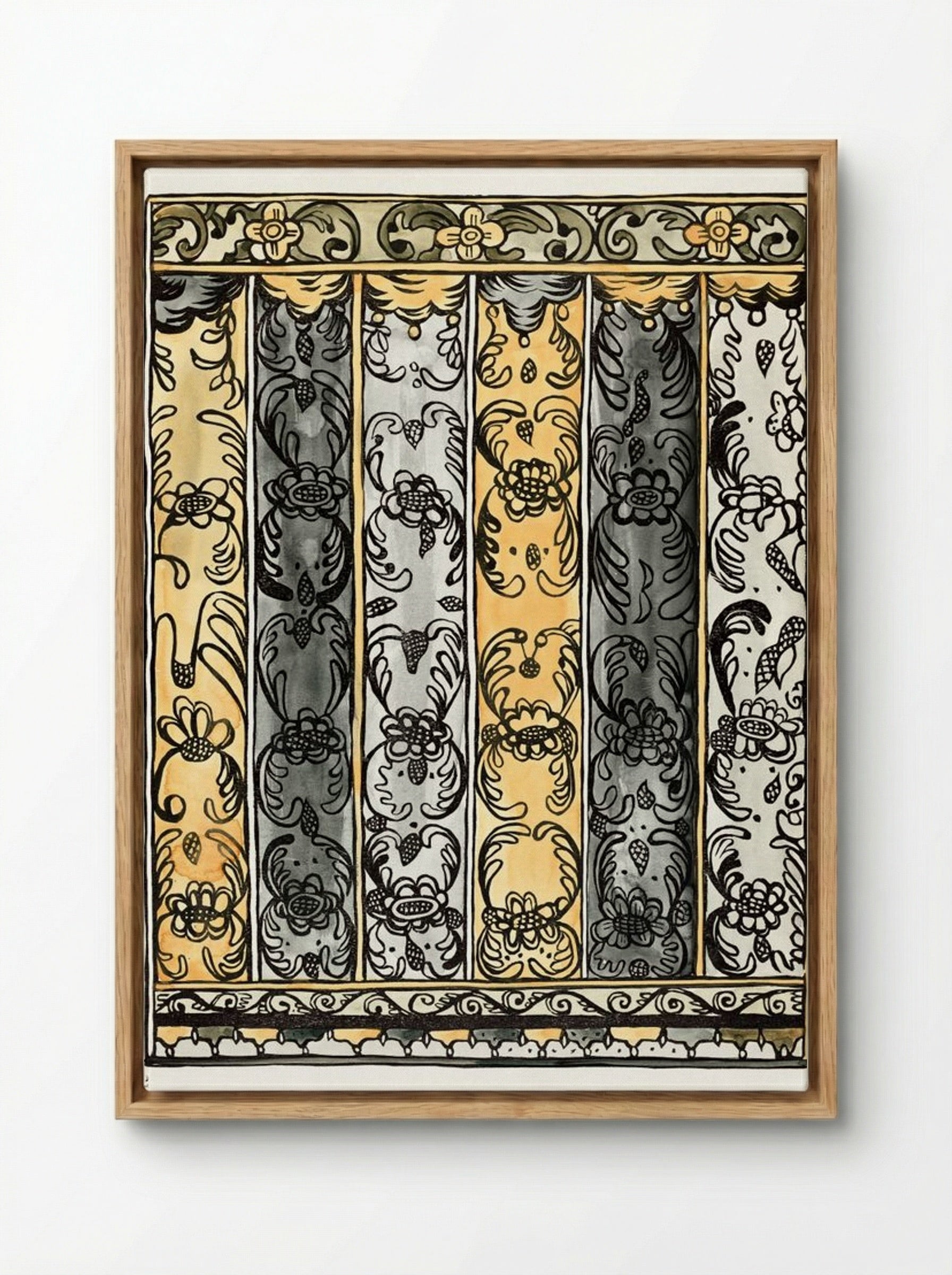 Plate 22, Wall Decoration: Laguna (From Portfolio) - Fine Art Print - Framed Canvas Wood