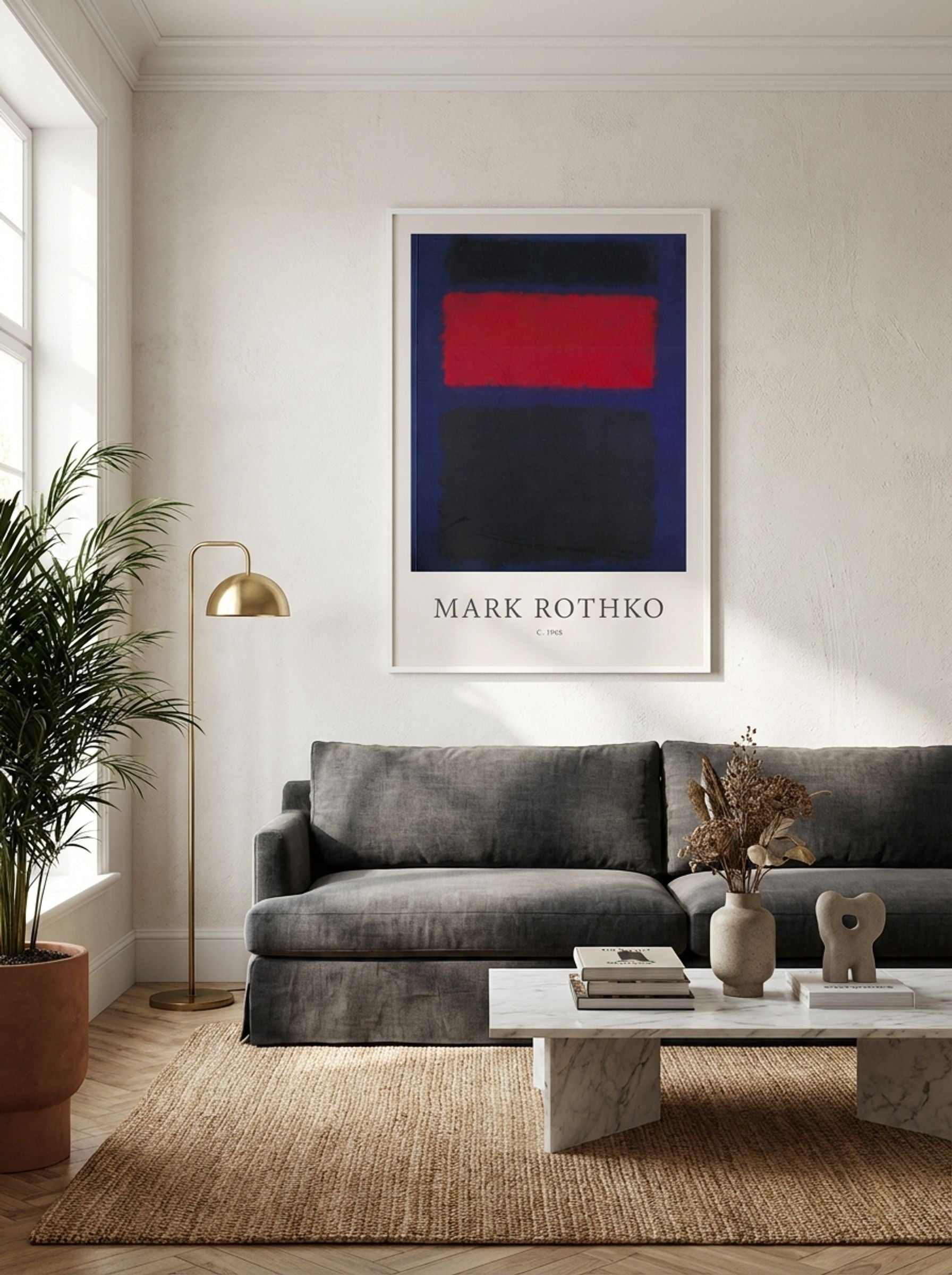 Untitled (Black, Red, and Blue) - Mark Rothko - Lifestyle