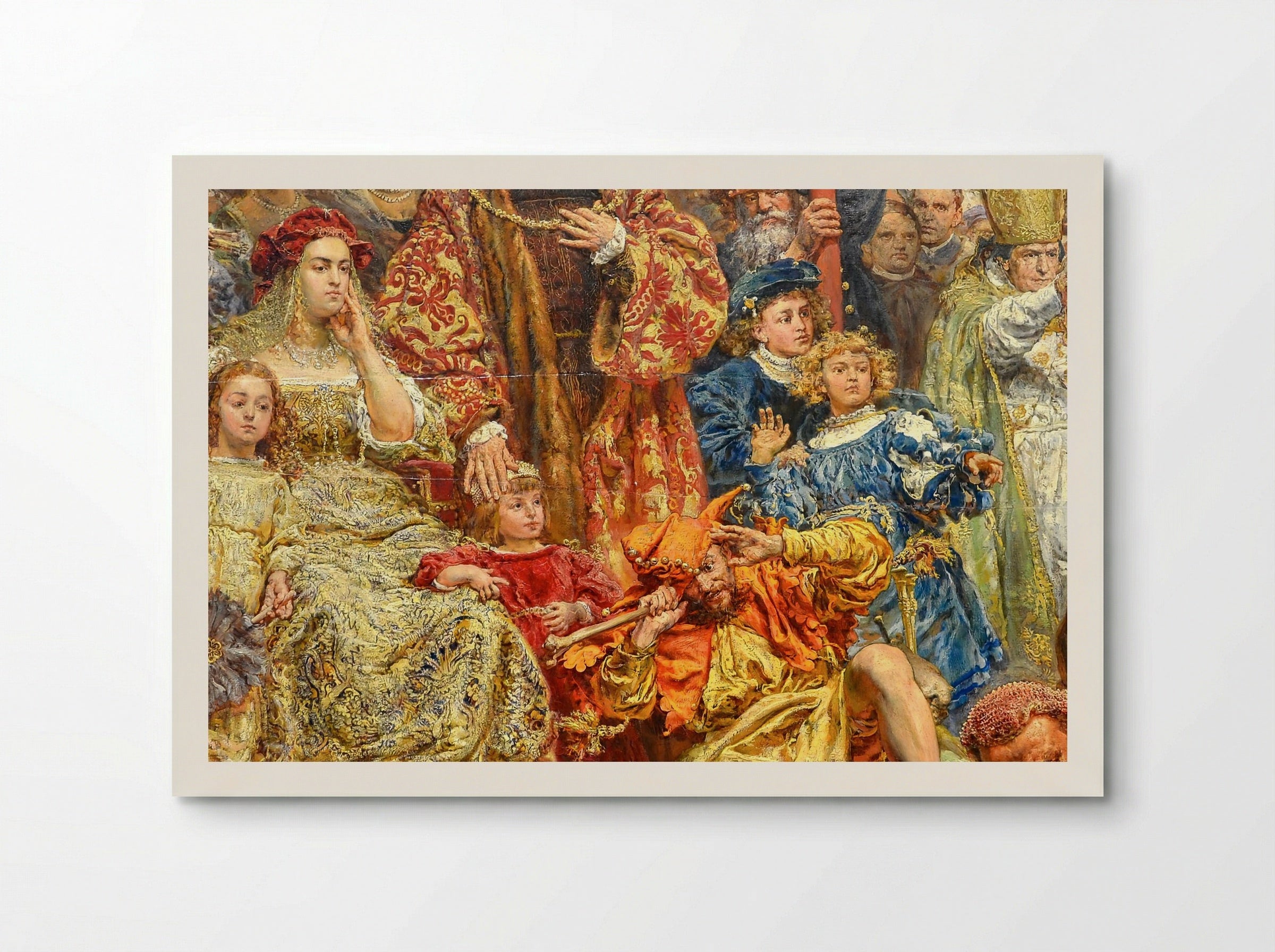 Fragment of The Hanging of the Sigismund Bell - Jan Matejko - Poster
