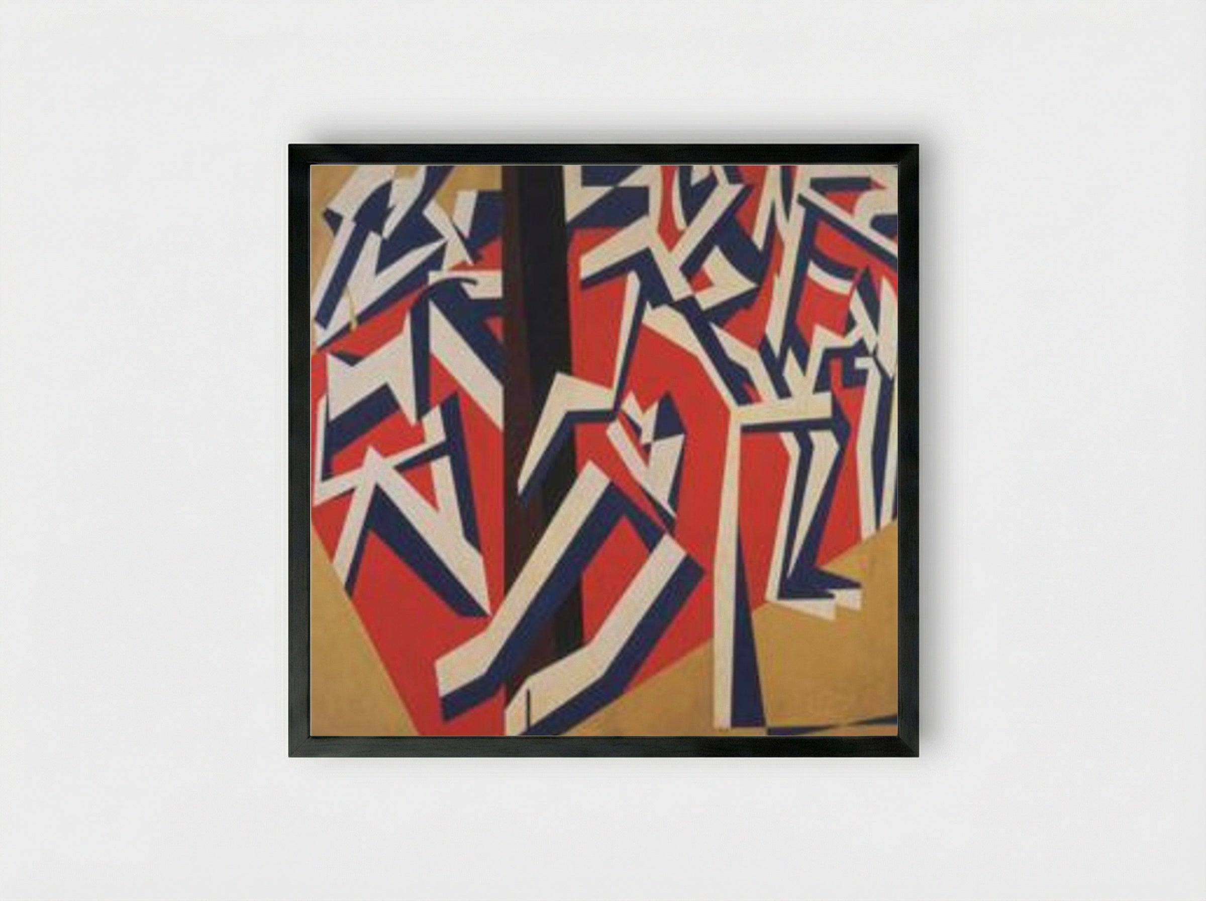 The Mud Bath - David Bomberg - Framed Print Black