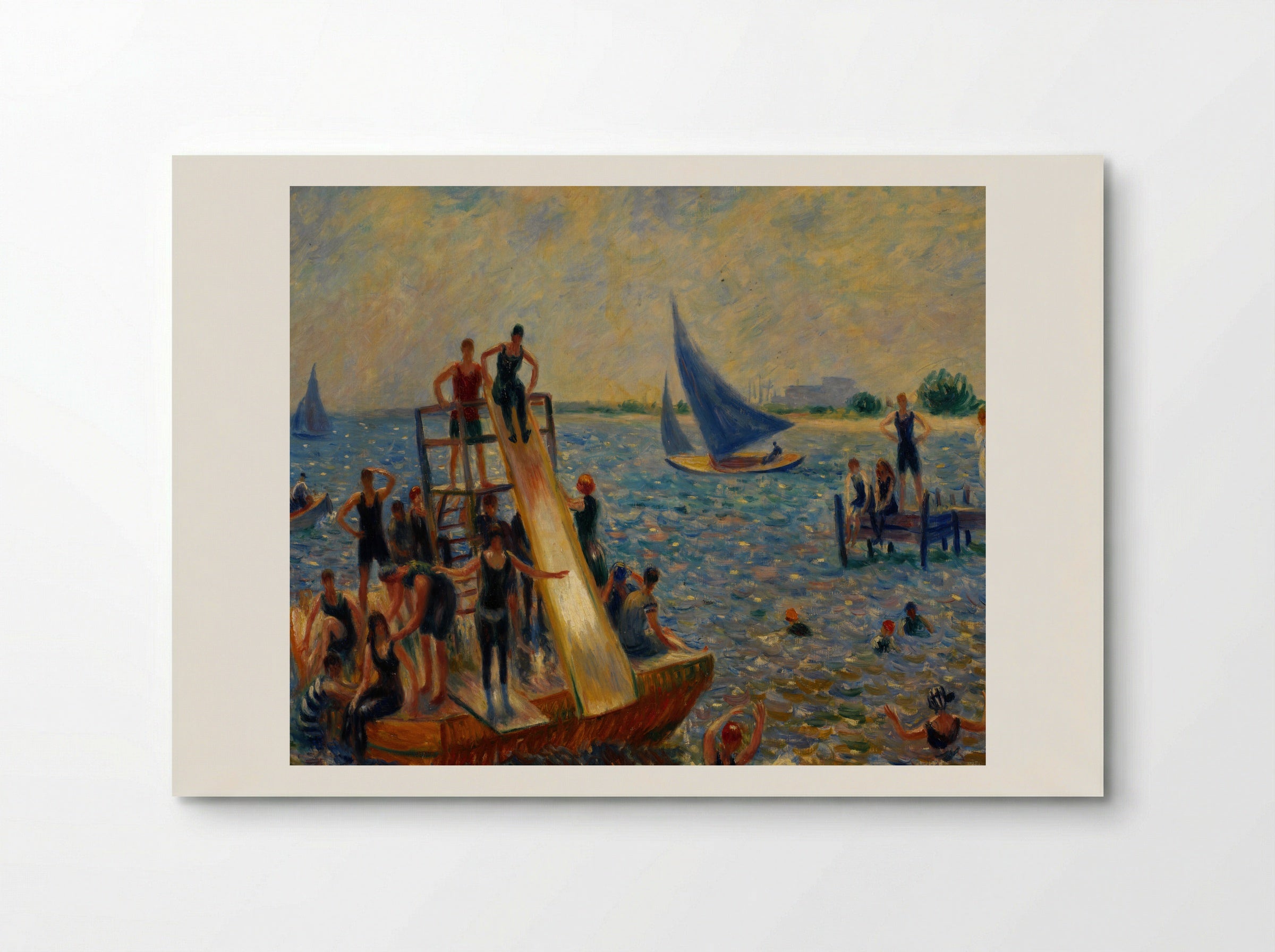 The Raft - William James Glackens - Poster