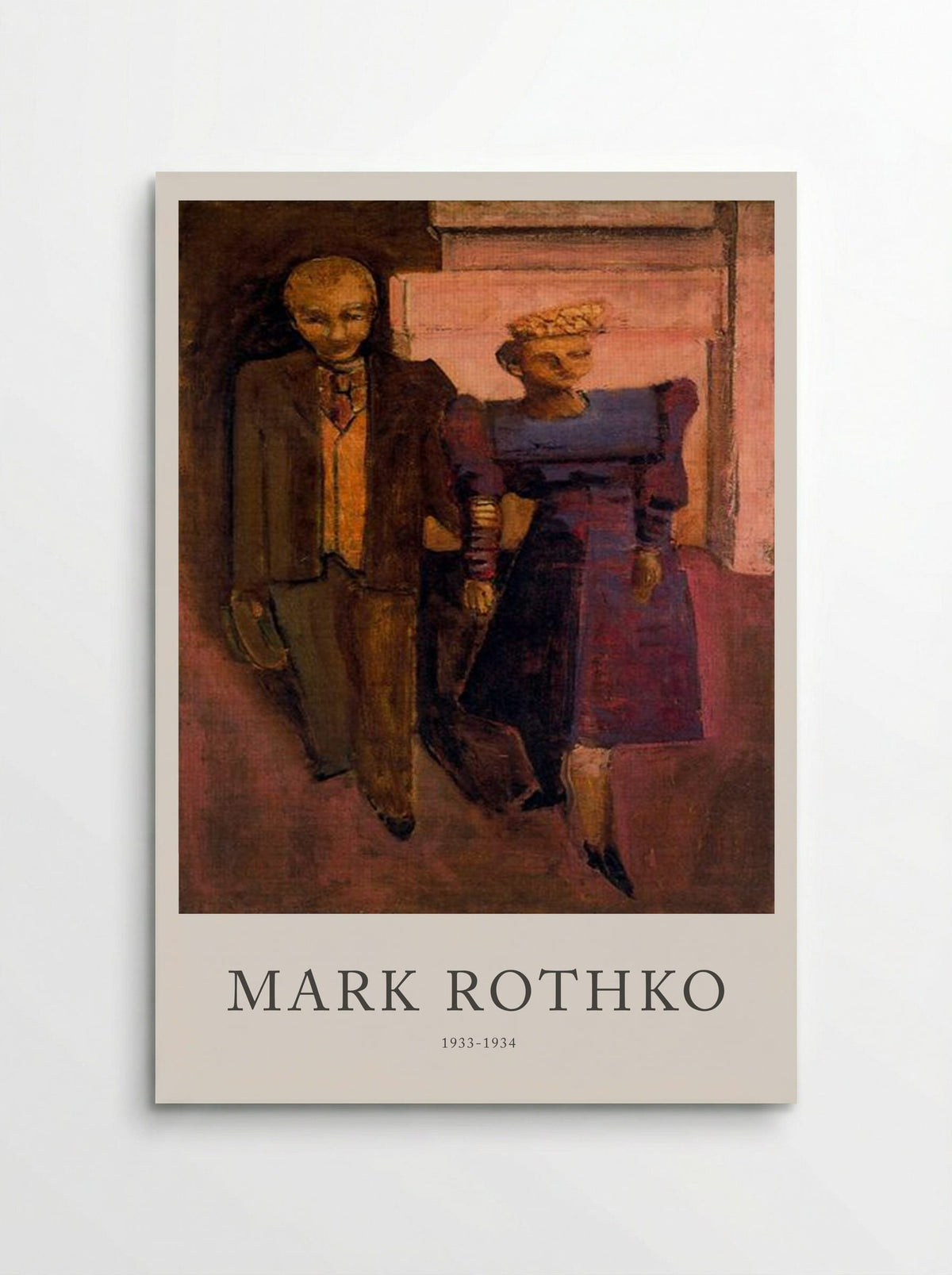 Untitled (Couple in Cityscape) - Mark Rothko - Poster