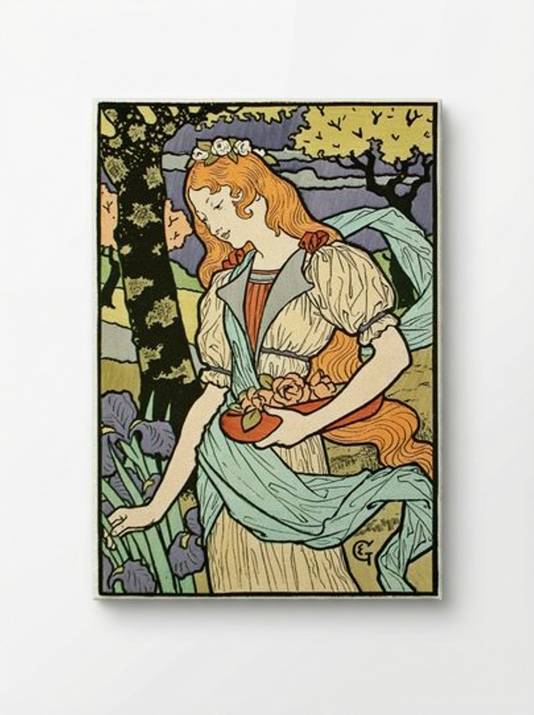 Poster for an Exhibition of French Decorative Art at the Grafton Galleries - Eugène Grasset - Canvas