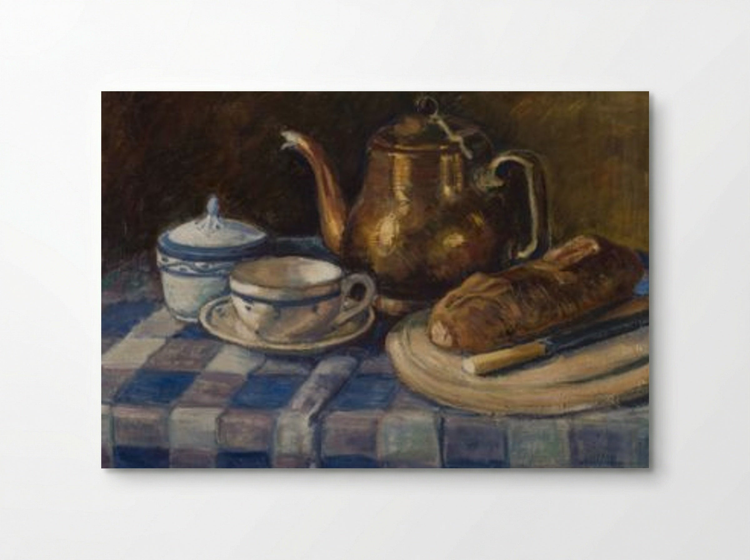 Still Life with Teapot and Bread - Alfred William Finch - Poster