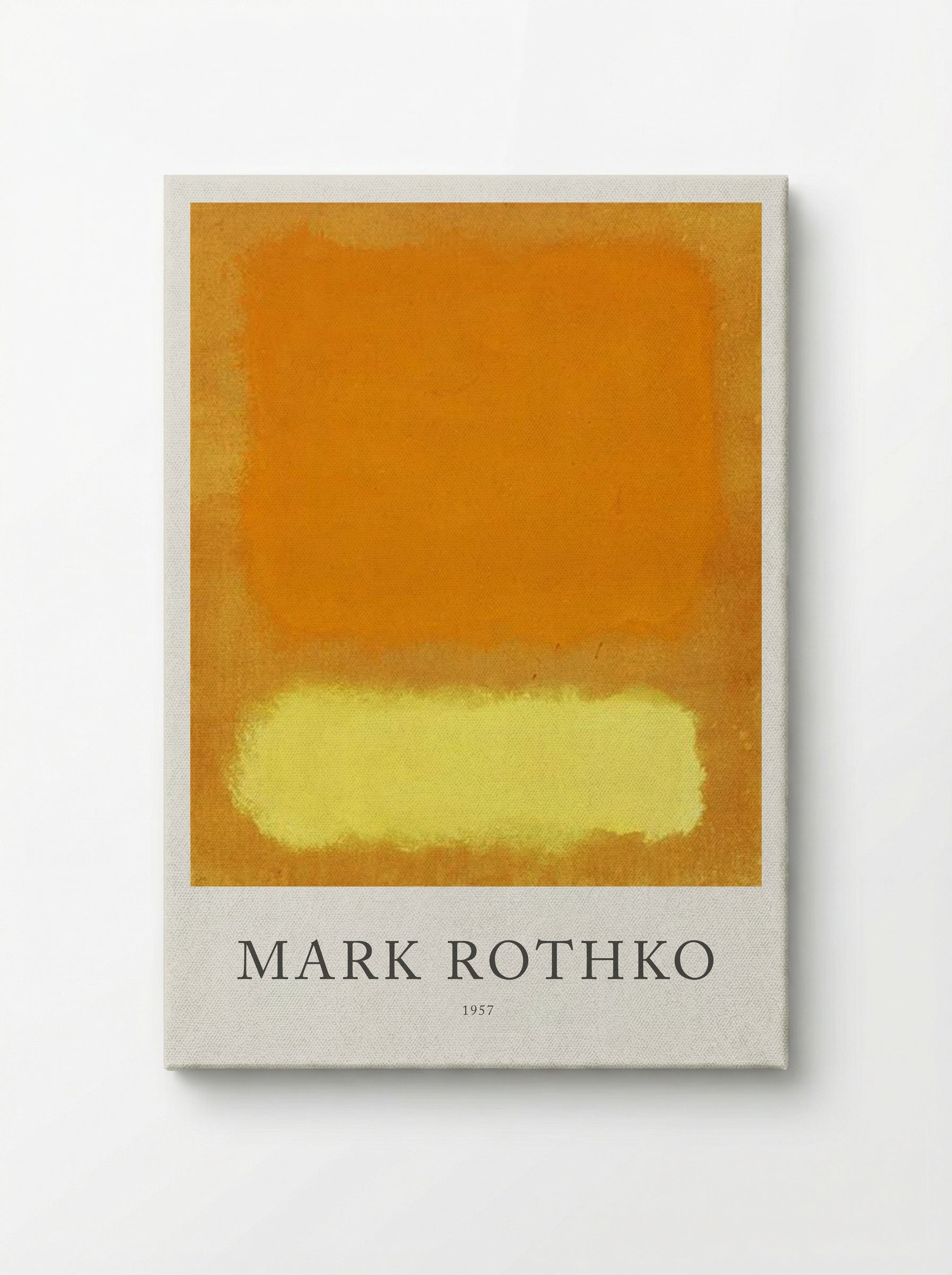 Untitled (Orange and Yellow) - Mark Rothko - Canvas