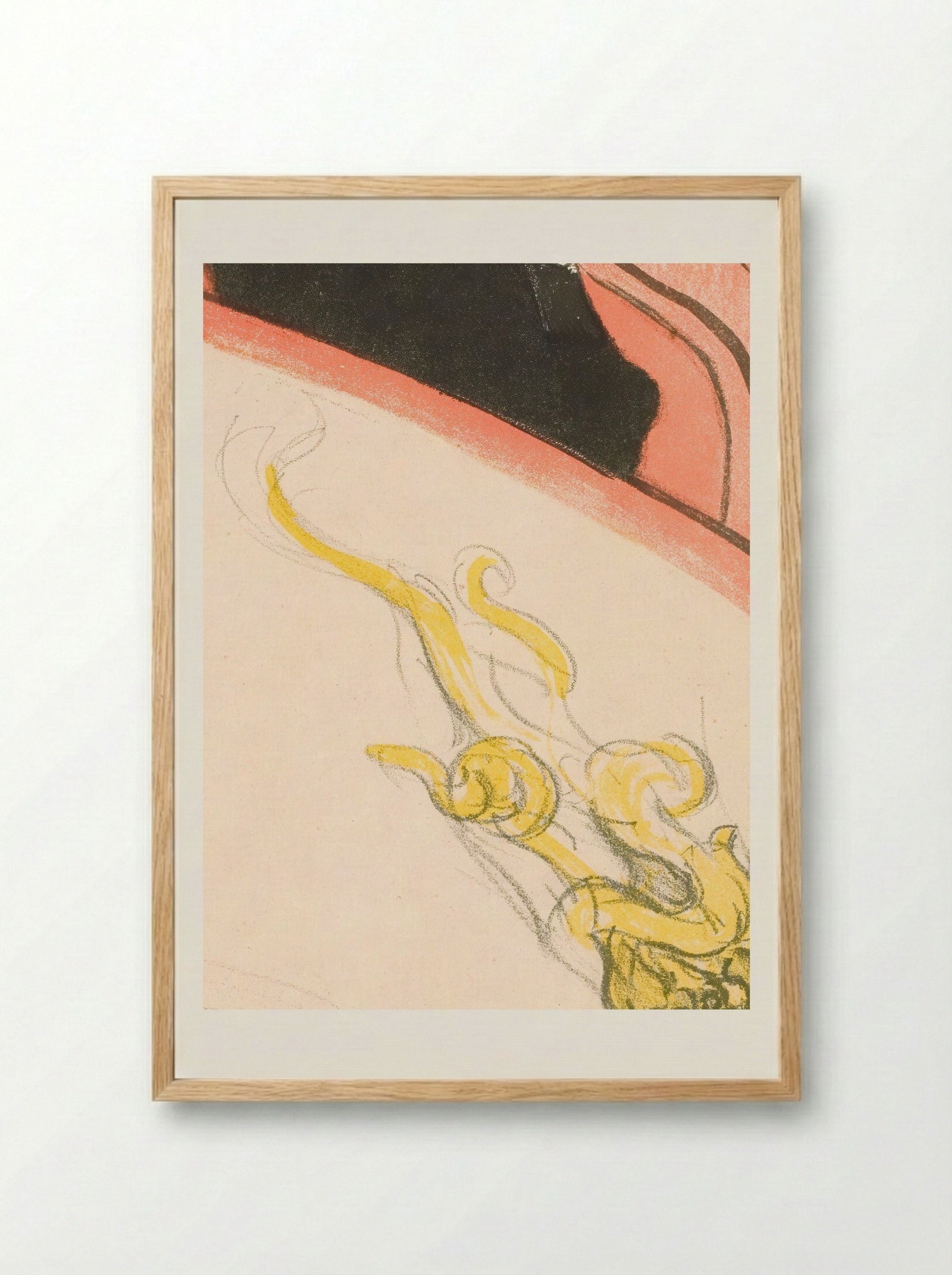 La Loge au Mascaron Doré - Henri de Toulouse-Lautrec - Framed Print Wood