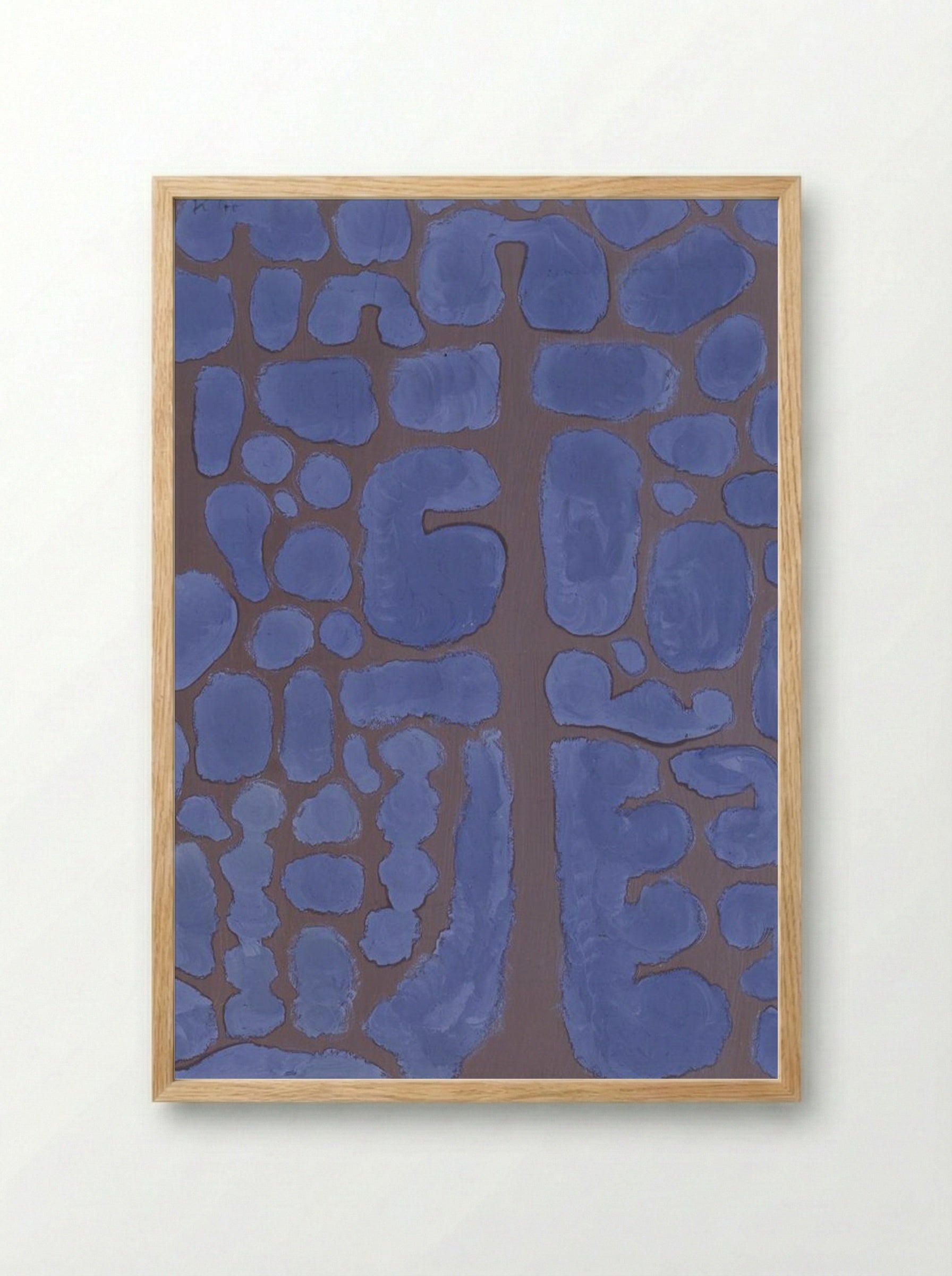 Late Evening Looking Out of the Woods - Paul Klee - Framed Print Wood