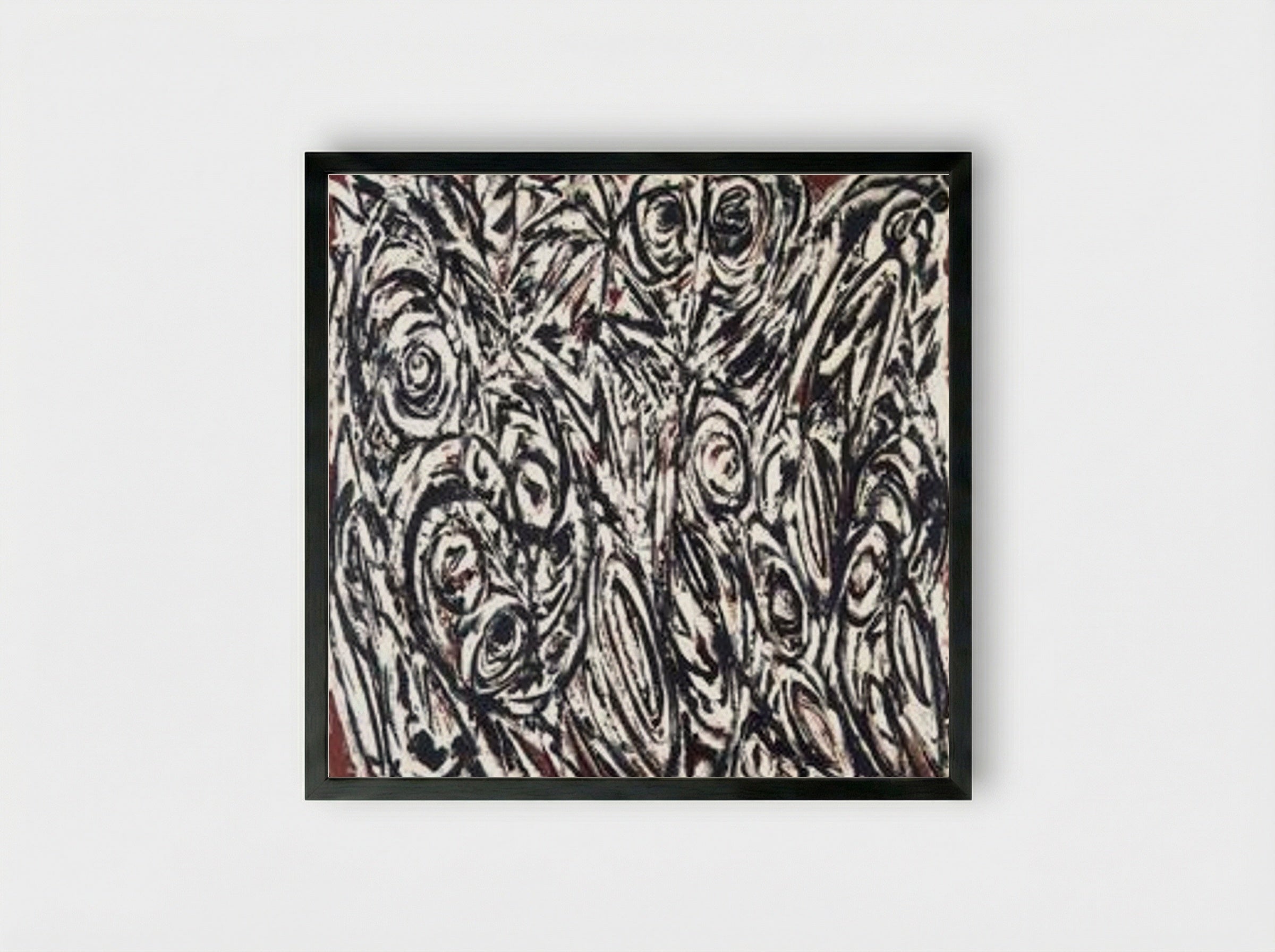 Night Creatures - Lee Krasner - Framed Print Black