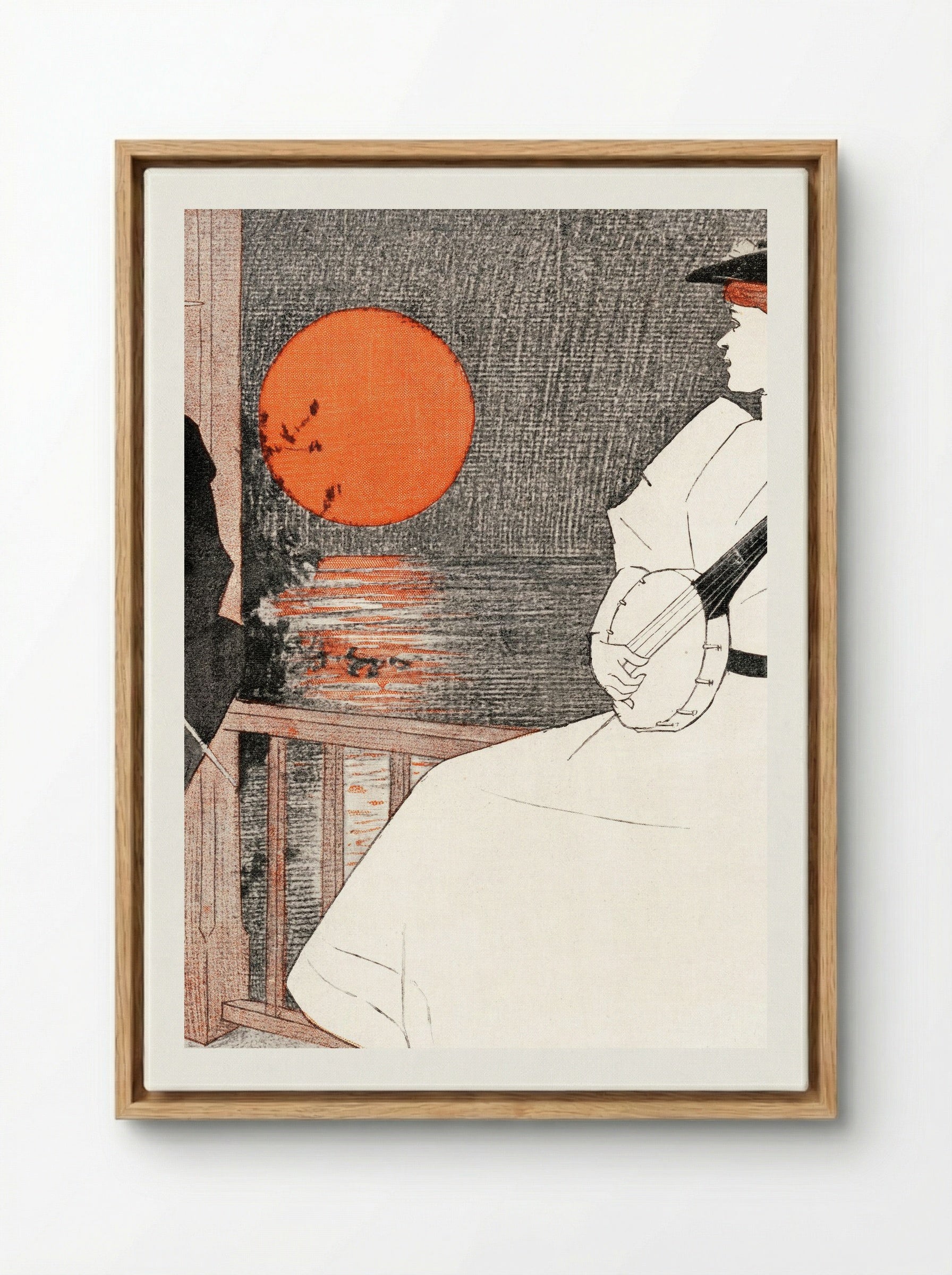 Midsummer Number - Edward Penfield - Framed Canvas Wood