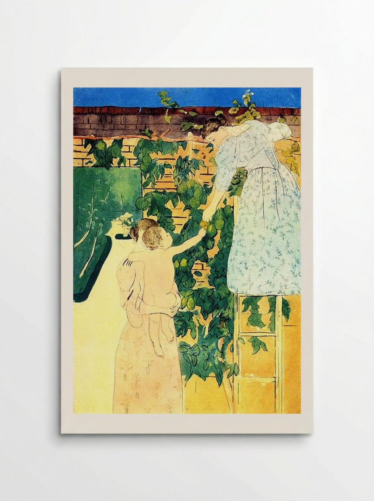 Gathering Fruit - Mary Cassatt - Poster