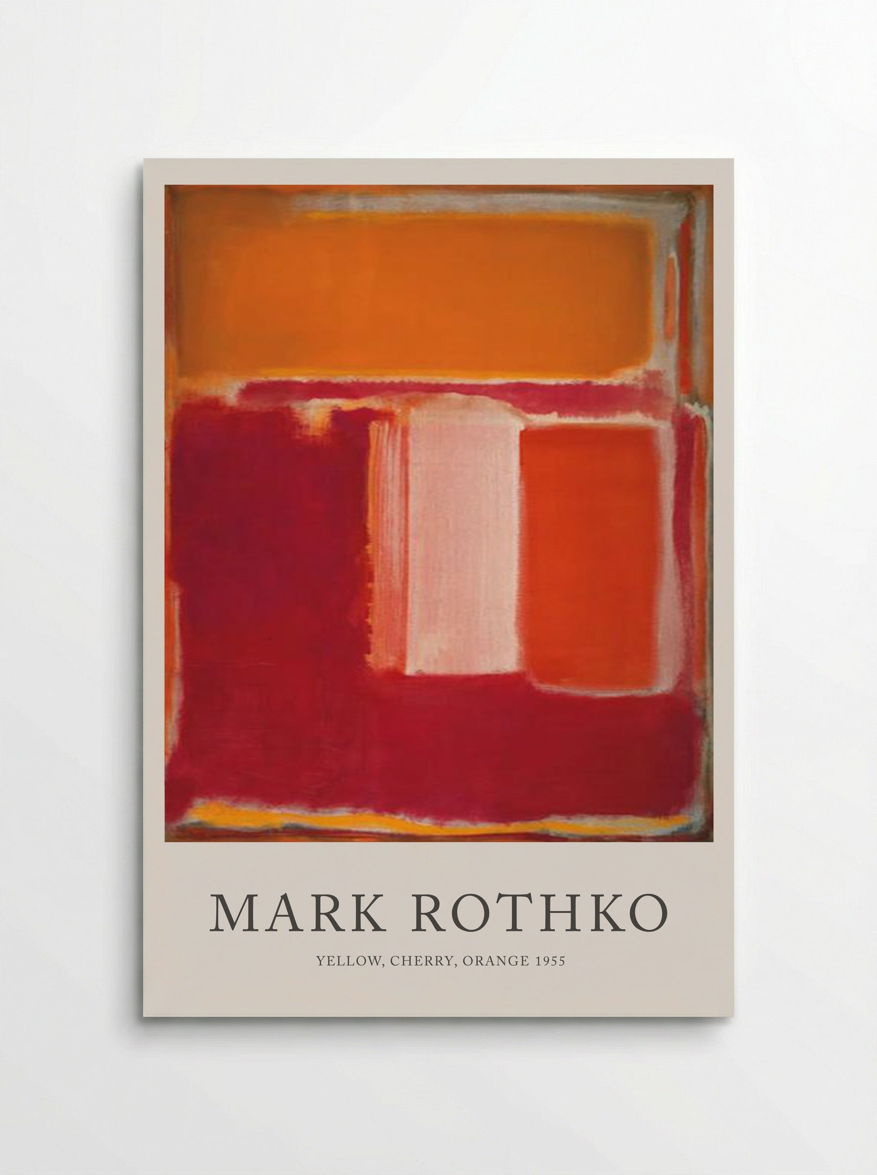 Yellow, Cherry, Orange - Mark Rothko - Poster