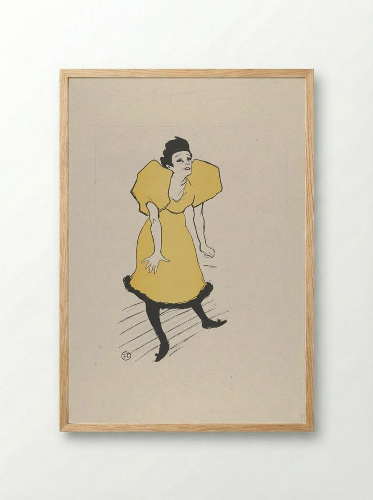 Polaire - Henri de Toulouse-Lautrec - Framed Print Wood