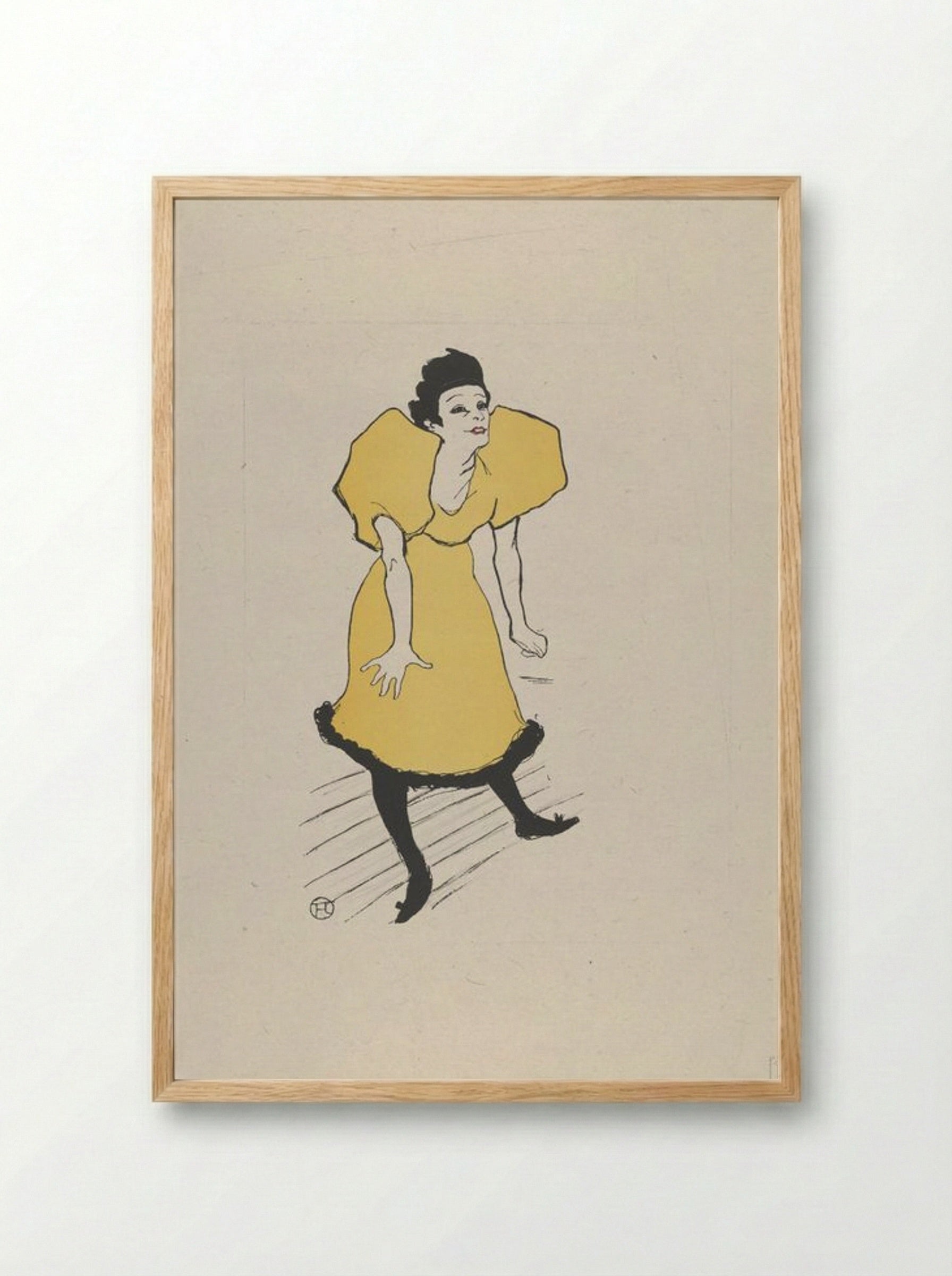 Polaire - Henri de Toulouse-Lautrec - Framed Print Wood