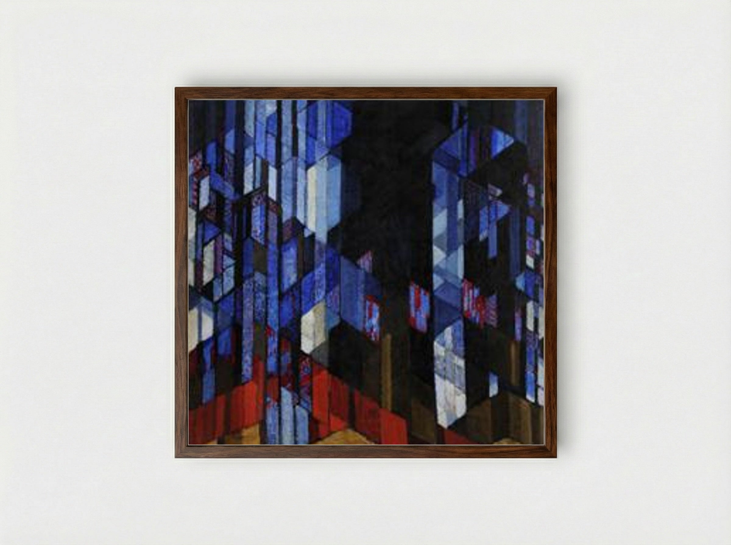 Cathedral - František Kupka - Framed Print Dark Wood
