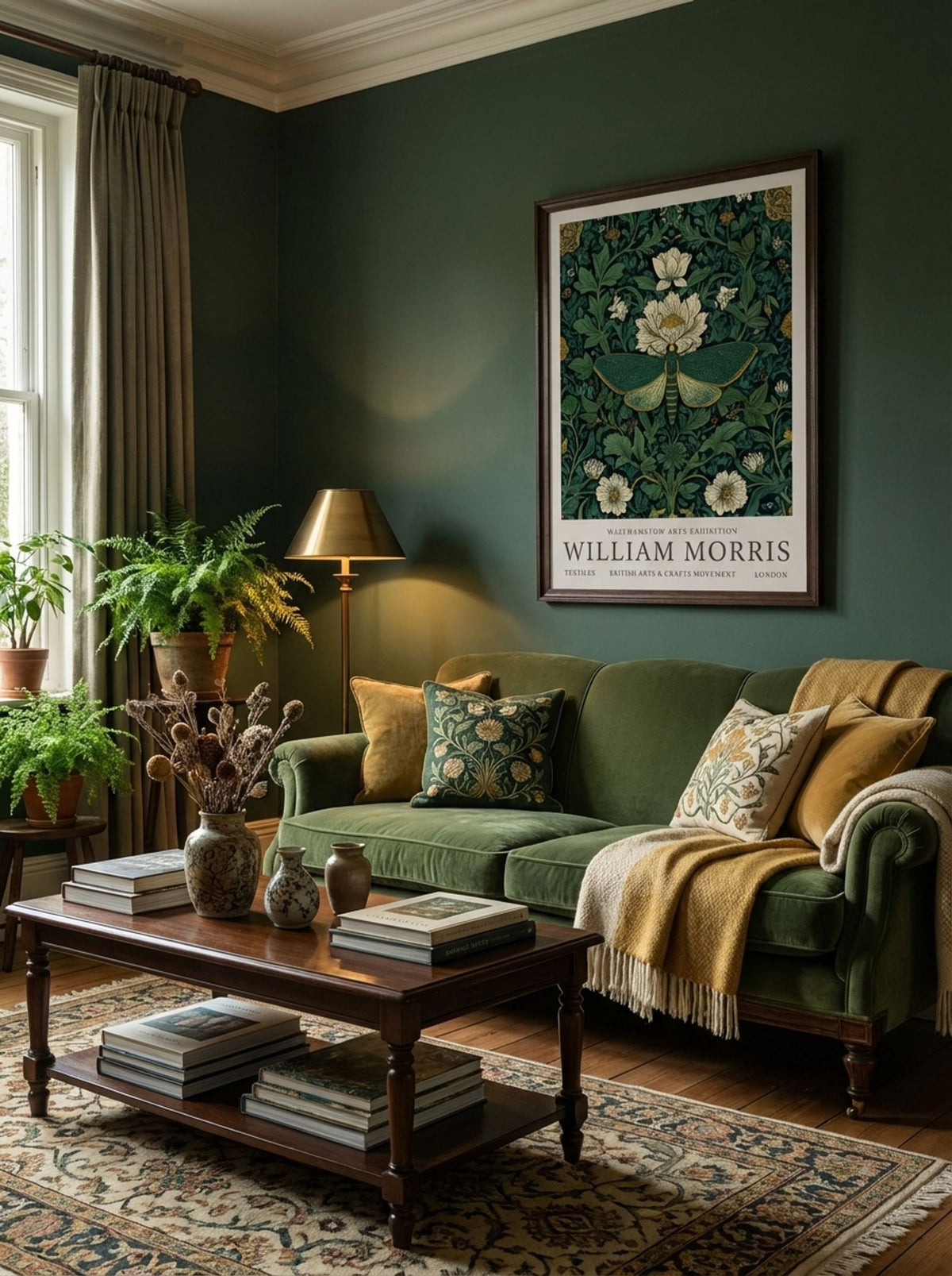 Emerald Moth Garden - William Morris - Lifestyle