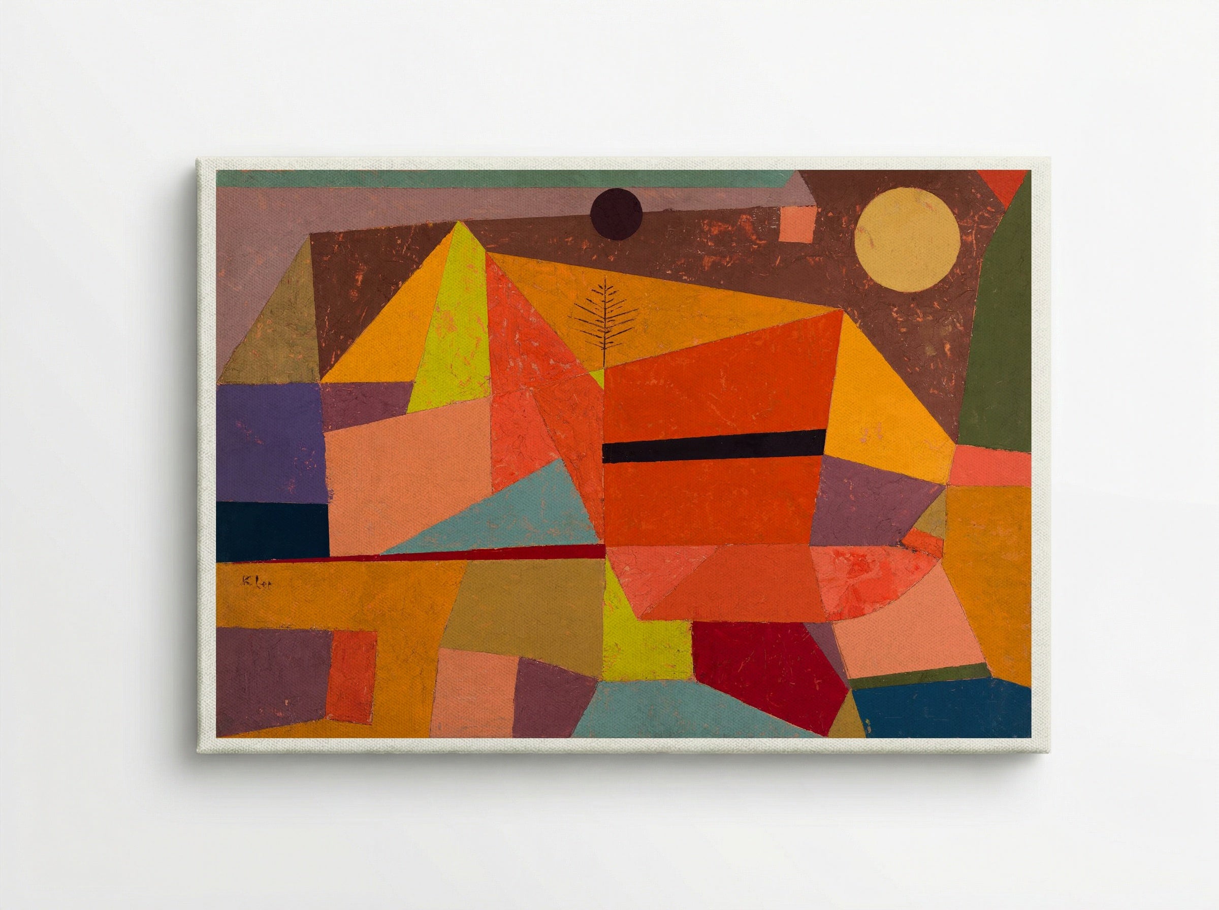 Heitere Gebirgslandschaft (Joyful Mountain Landscape) - Paul Klee - Canvas