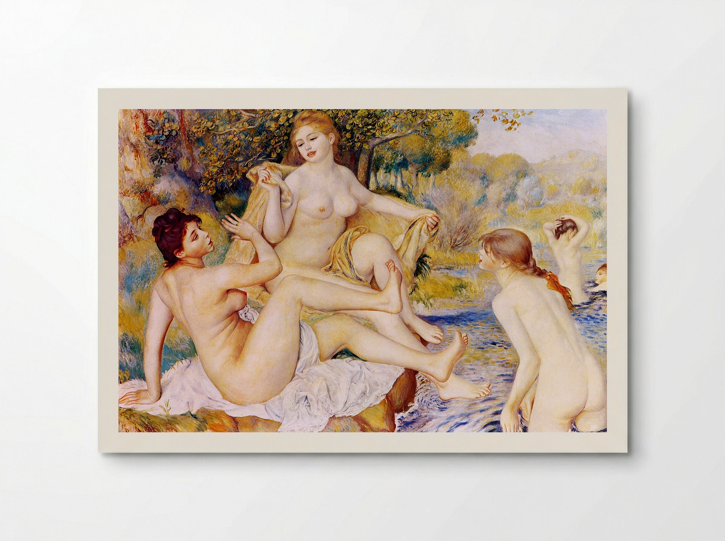 The Large Bathers - Pierre-Auguste Renoir - Poster