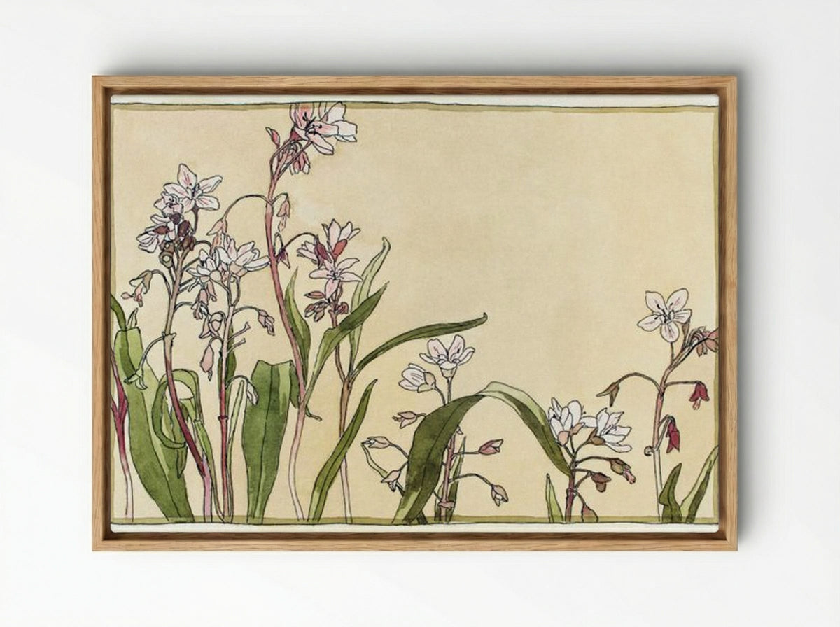 Spring Beauty - Hannah Borger Overbeck - Framed Canvas Wood