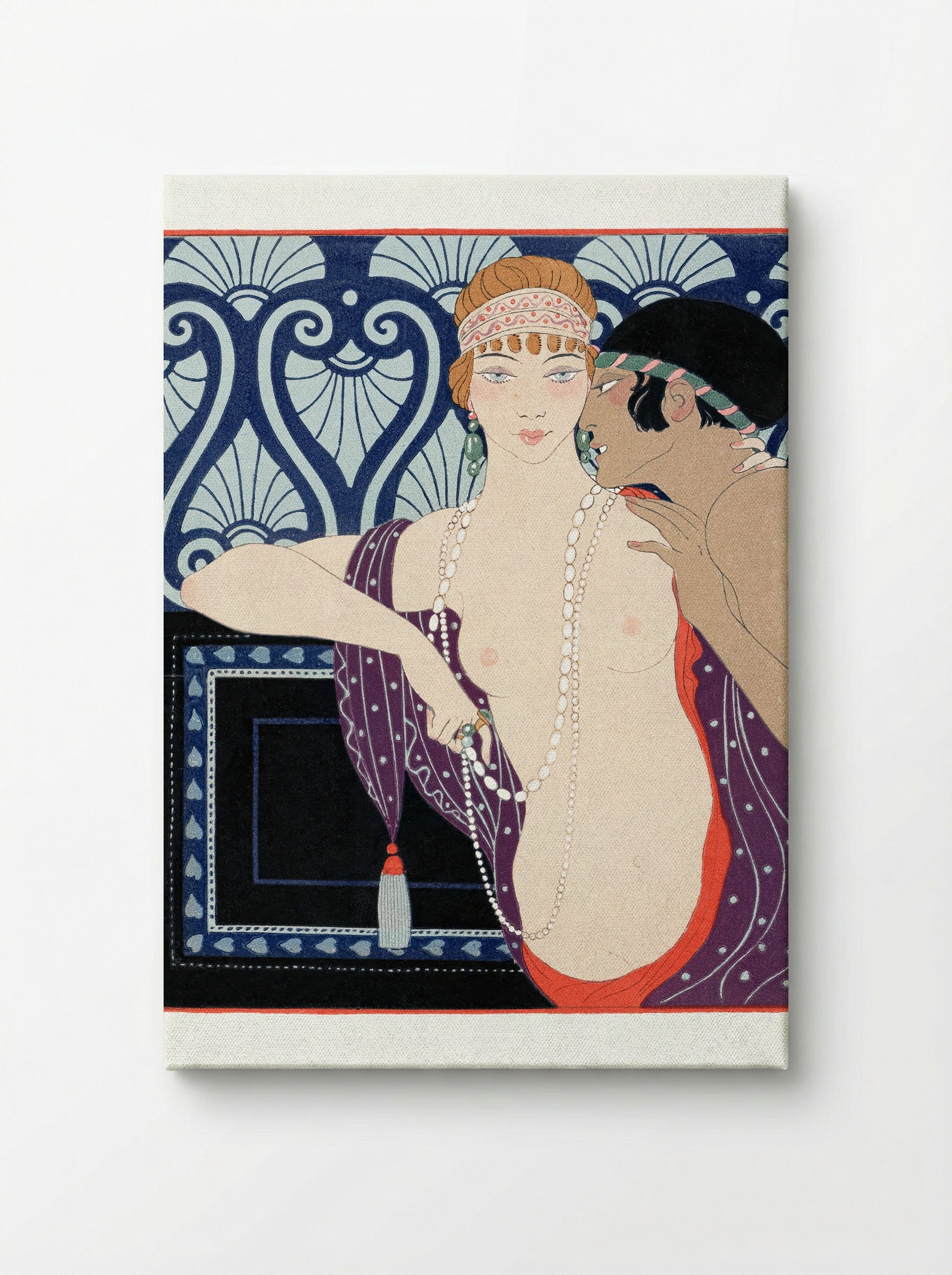 Les Trois Beautés de Mnasidika - George Barbier - Canvas