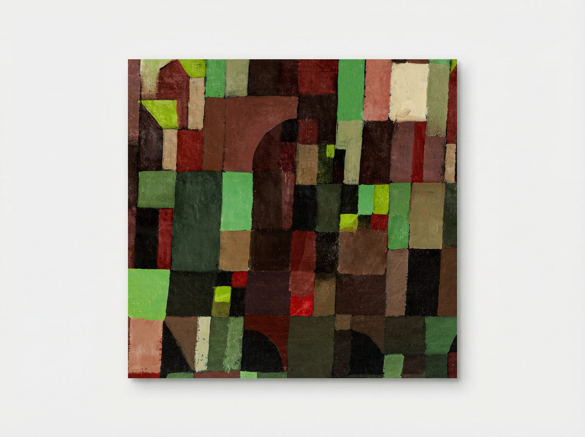 Red and Green Architecture - Paul Klee - Poster