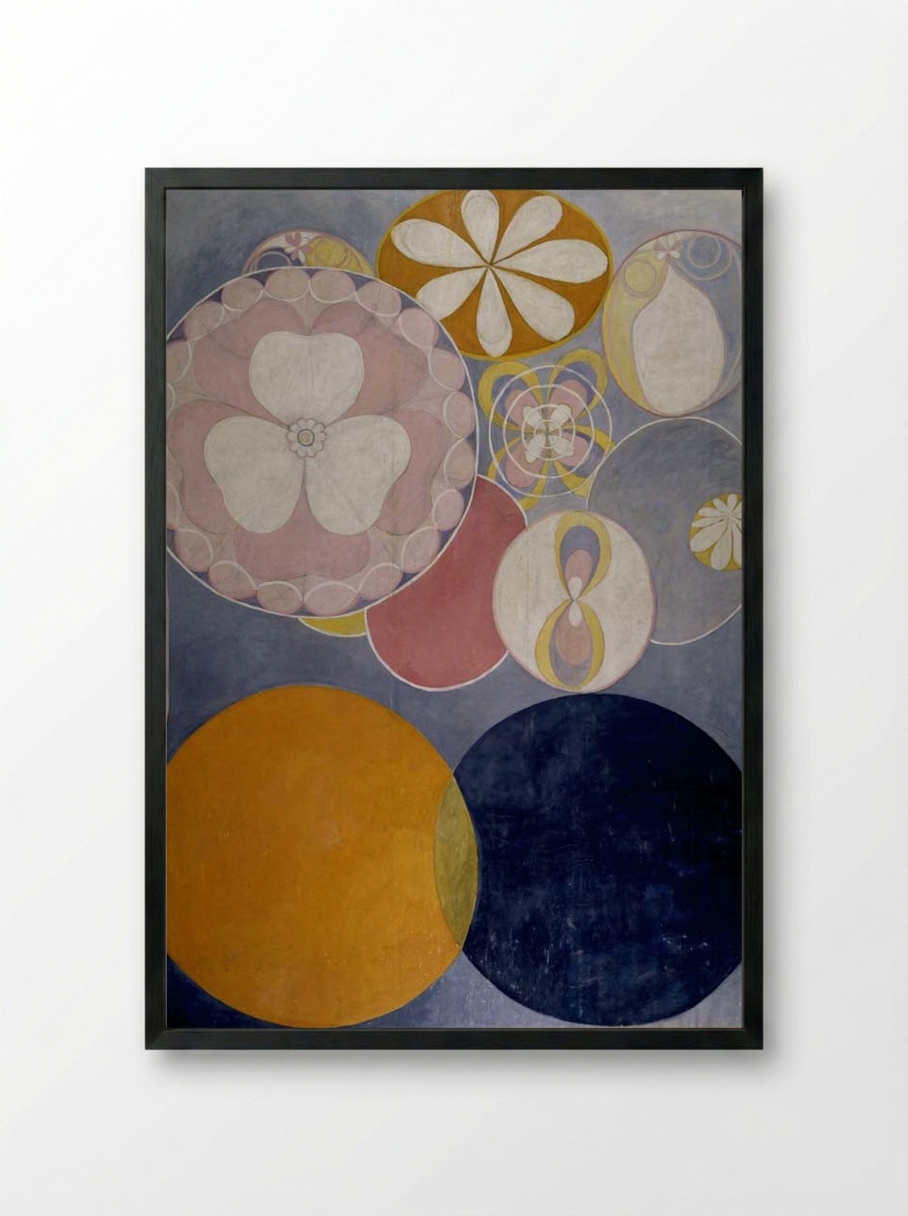 The Ten Largest, No. 2, Childhood - Hilma af Klint - Framed Print Black