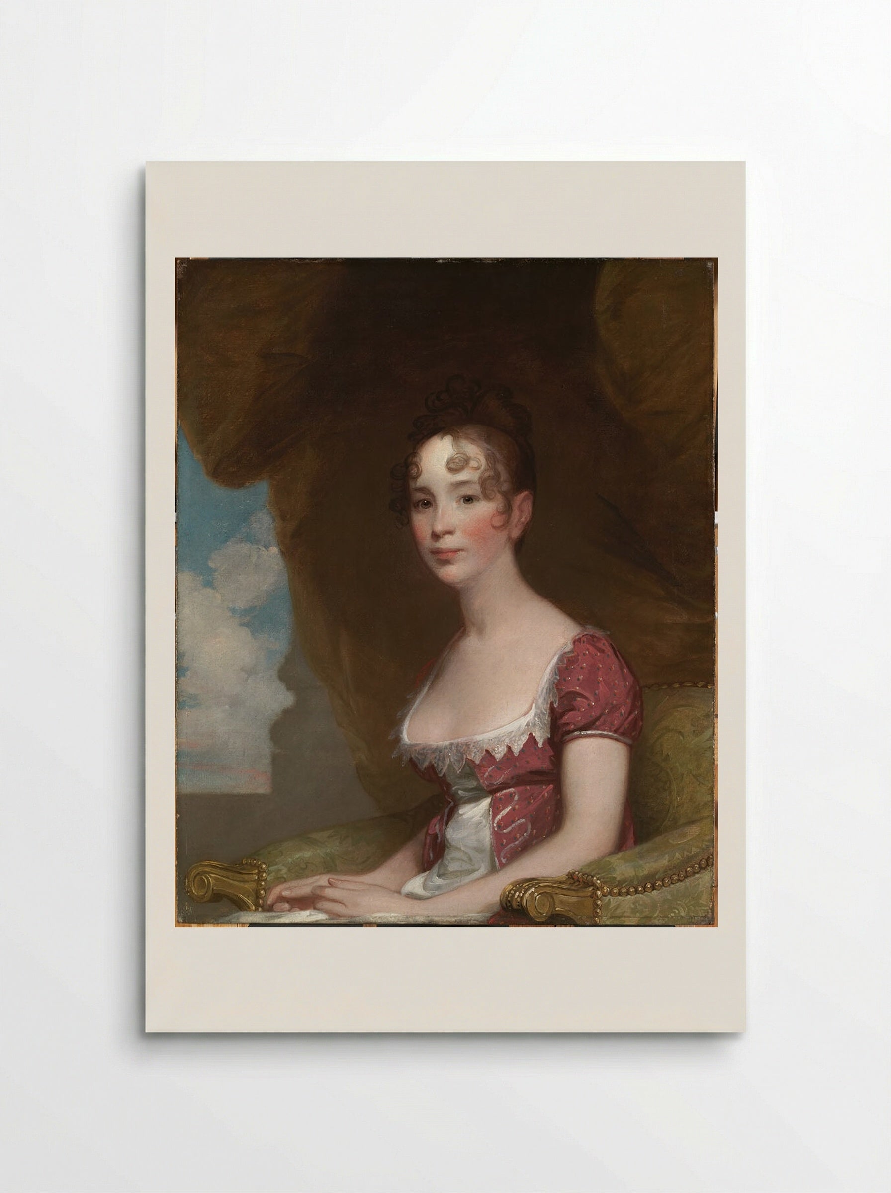 Sally Otis Thorndike (Mrs. Israel Thorndike, Jr.) - Gilbert Stuart - Poster