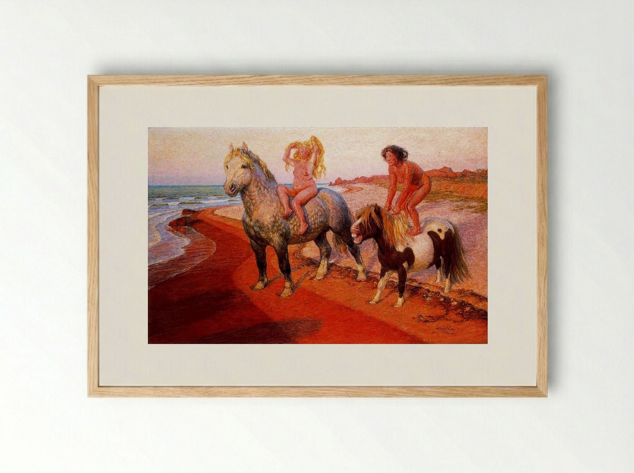 Ballad of Epona - František Kupka - Framed Print Wood
