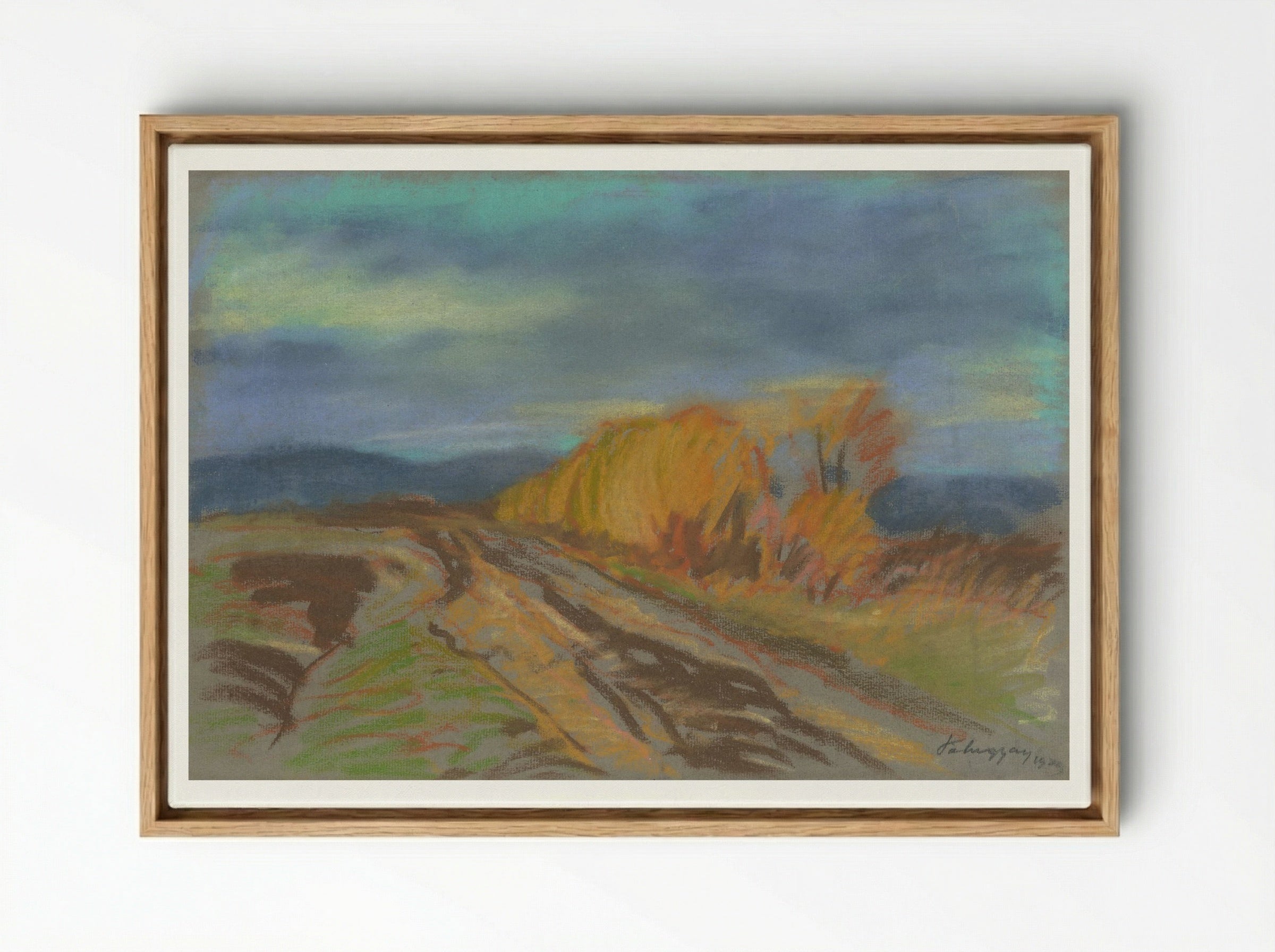 Autumn Motif - Zolo Palugyay - Framed Canvas Wood