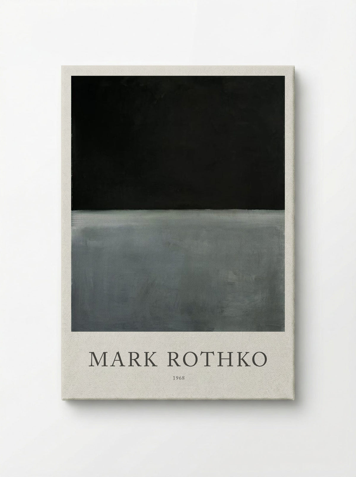 Untitled (Black and Grey) - Mark Rothko - Canvas