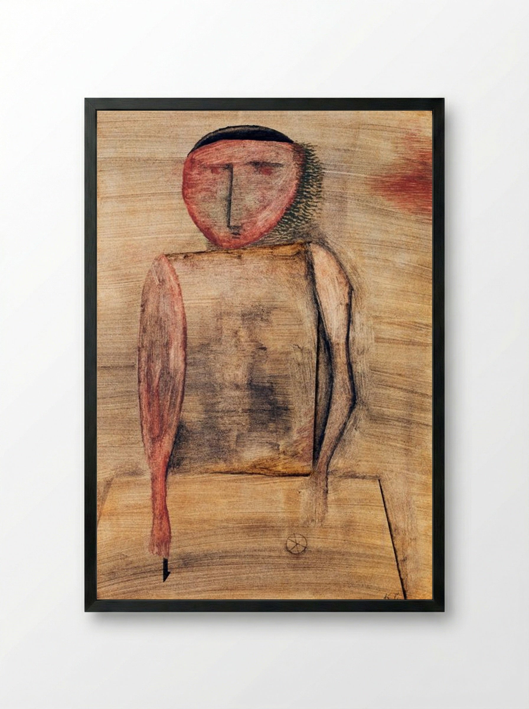 Doctor - Paul Klee - Framed Print Black