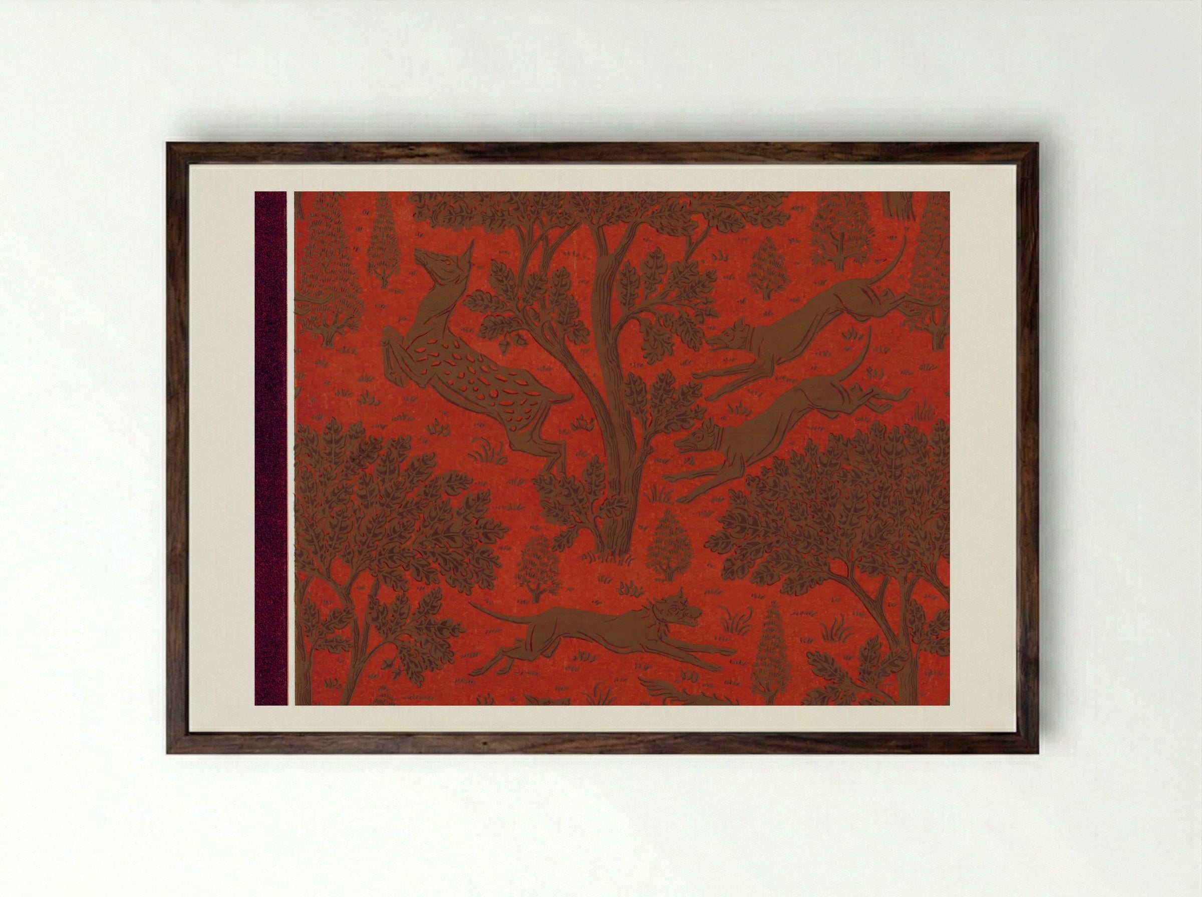 L'Animal dans la Décoration, Plate 36 - Maurice Pillard Verneuil - Framed Print Dark Wood