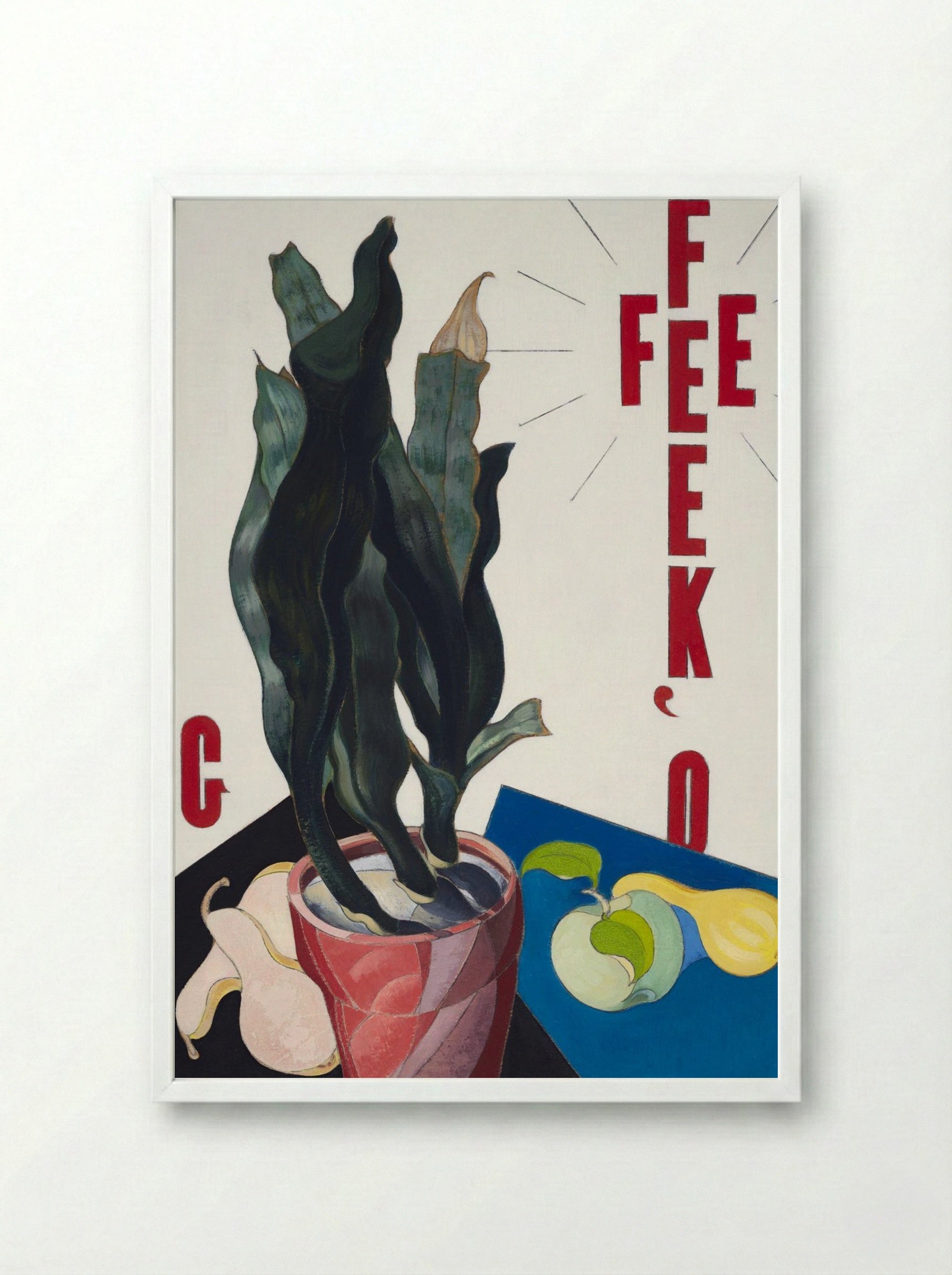 O'Keeffe (1923-1924) - Charles Demuth - Framed Print White