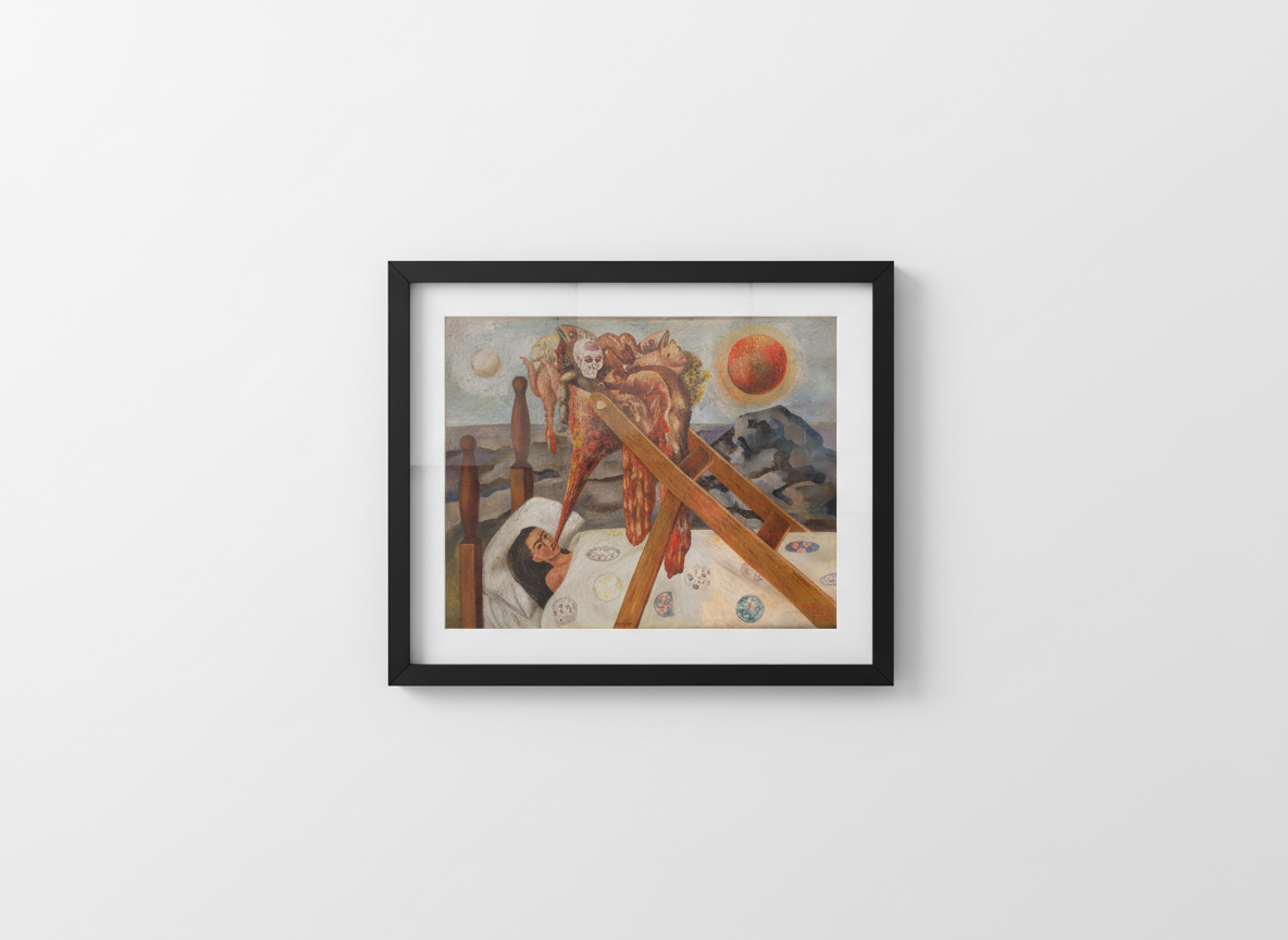 Without Hope - Frida Kahlo - Framed Print Black