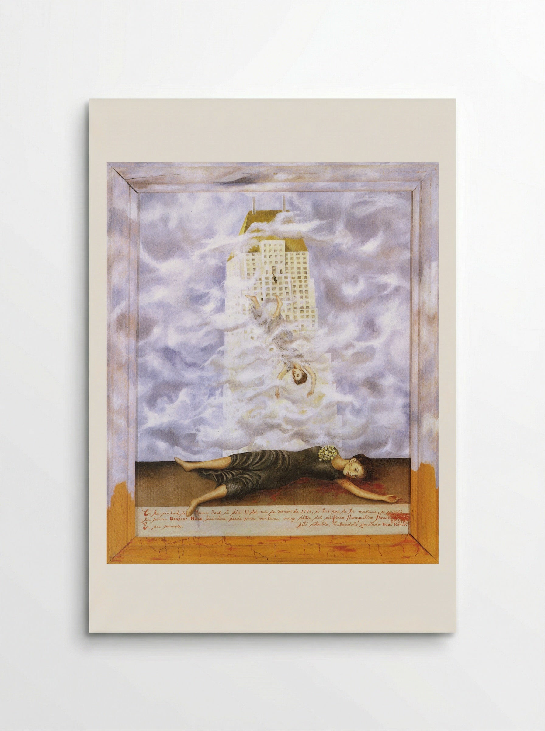 The Suicide of Dorothy Hale - Frida Kahlo - Poster