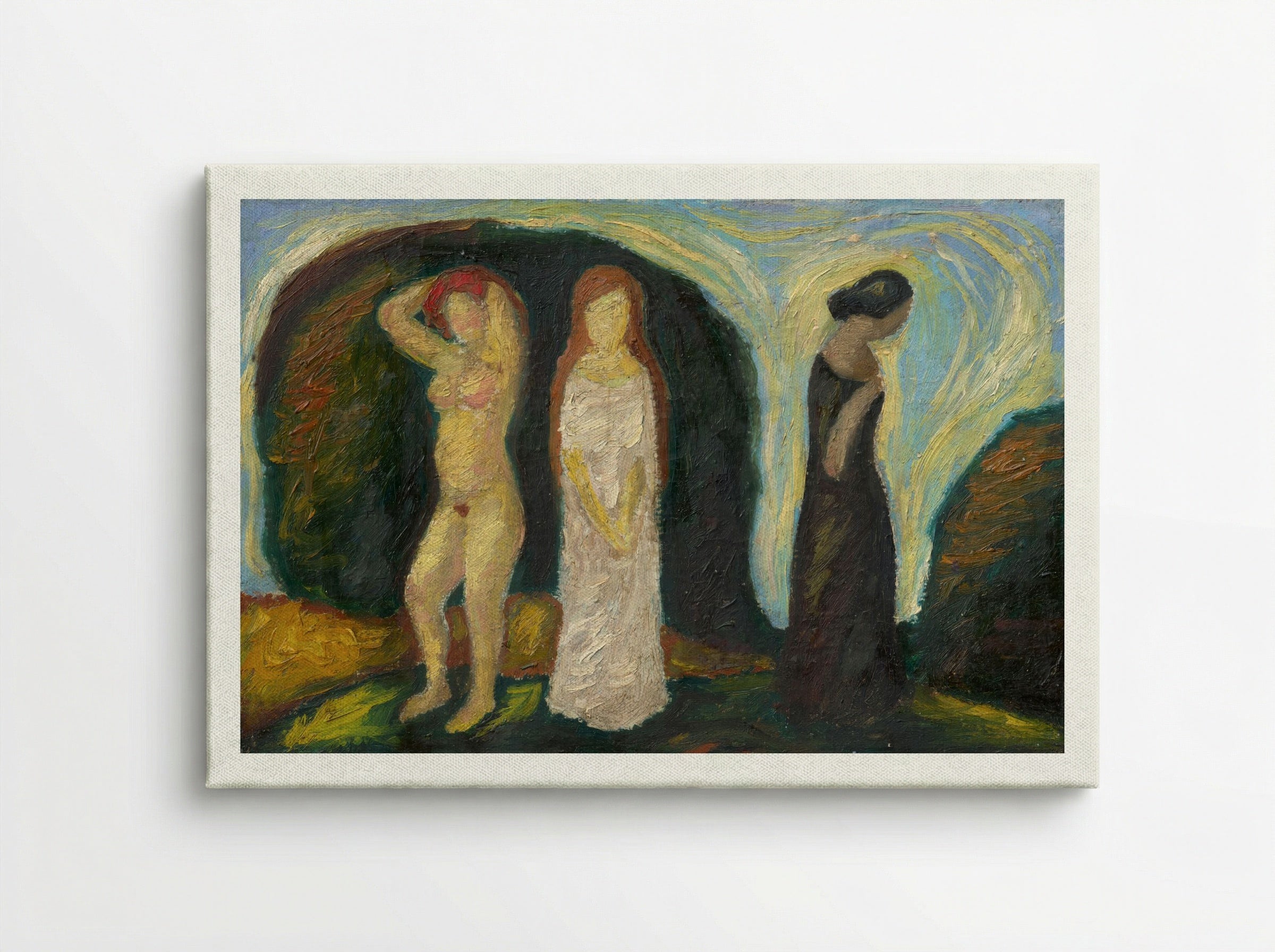 The Three Stages of a Woman's Life - Mikuláš Galanda - Canvas