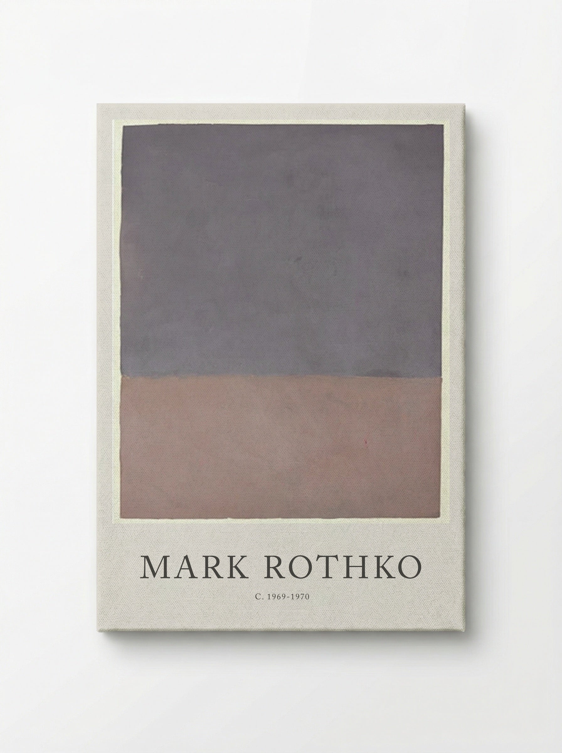 Untitled (Violet and Brown) - Mark Rothko - Canvas