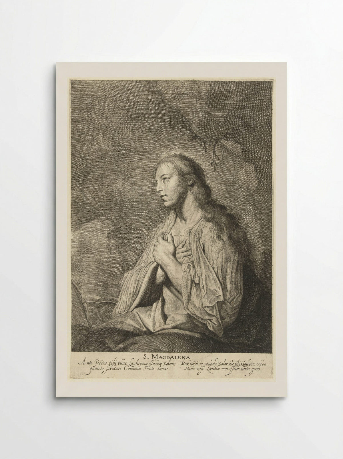 Heilige Maria Magdalena als zondares - Pieter de Grebber - Poster