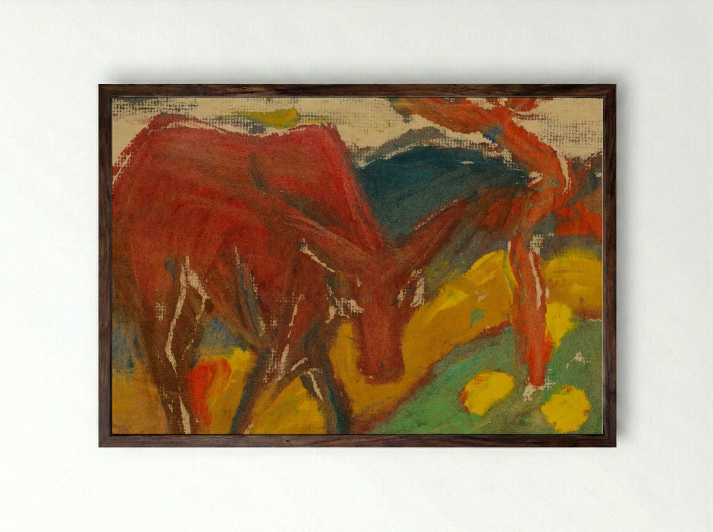 Under the Soil - Zolo Palugyay - Framed Print Dark Wood