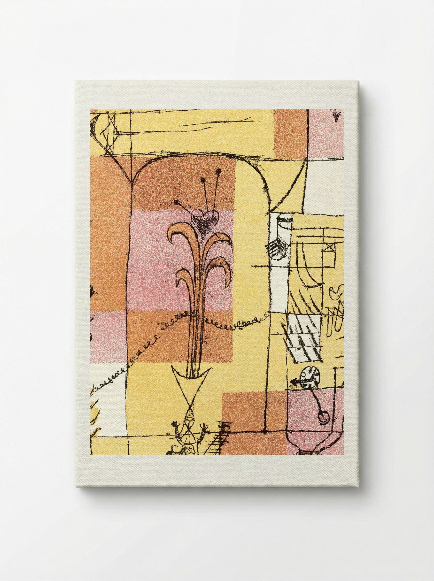 In the Spirit of Hoffmann - Paul Klee - Canvas