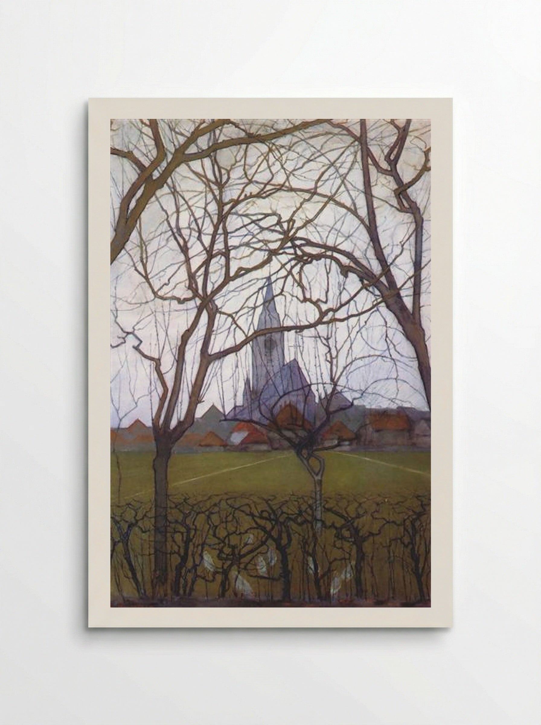 Village Church - Piet Mondrian - Poster