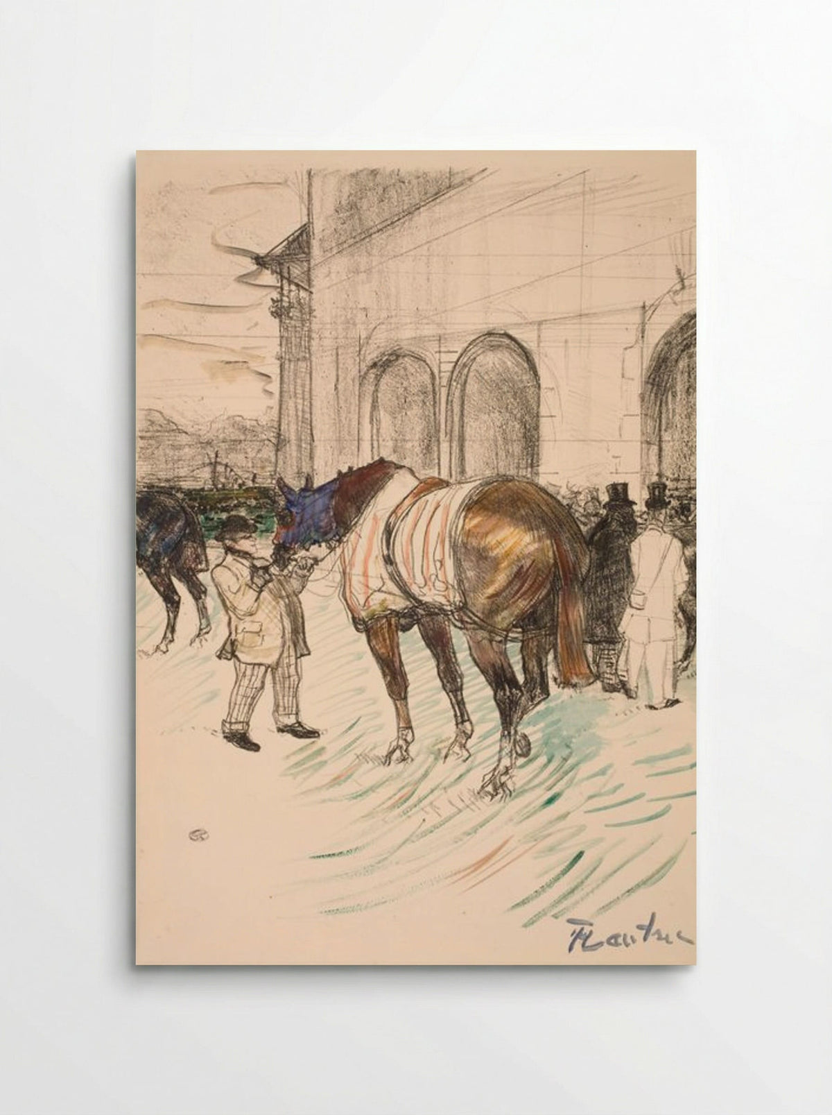 The Racetrack - Henri de Toulouse-Lautrec - Poster